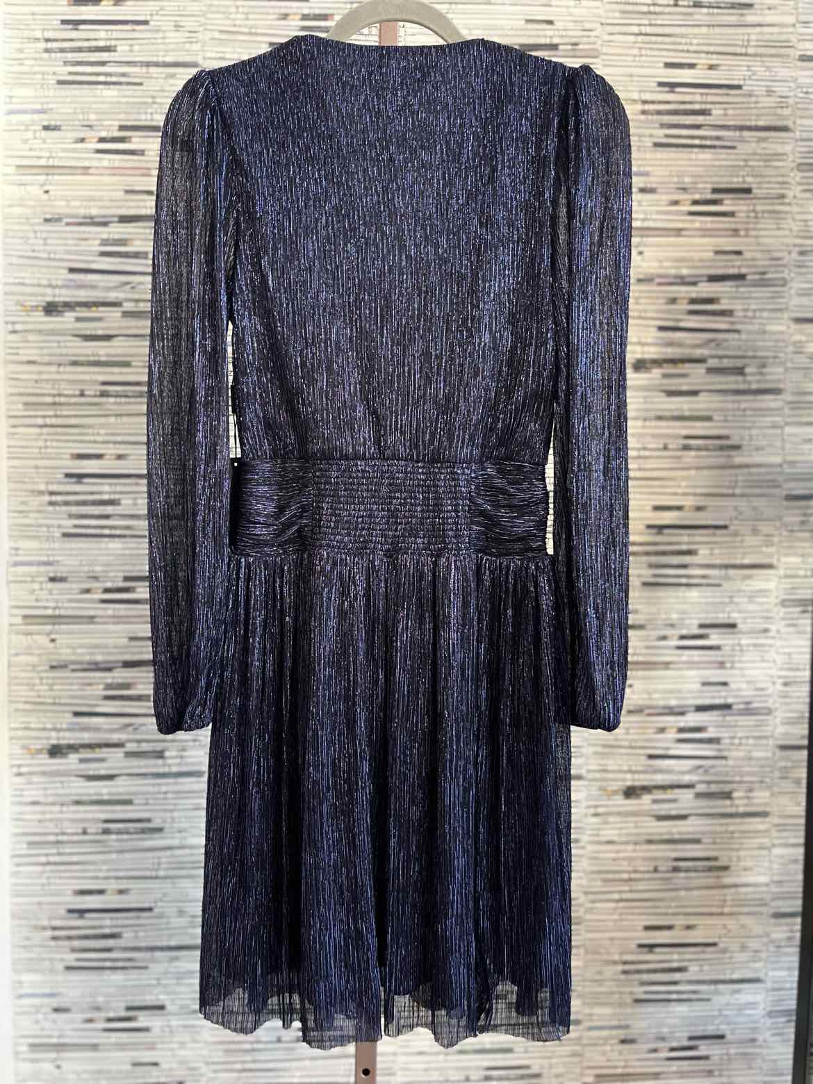 White House Black Market Size S Blue Sparkle Dress