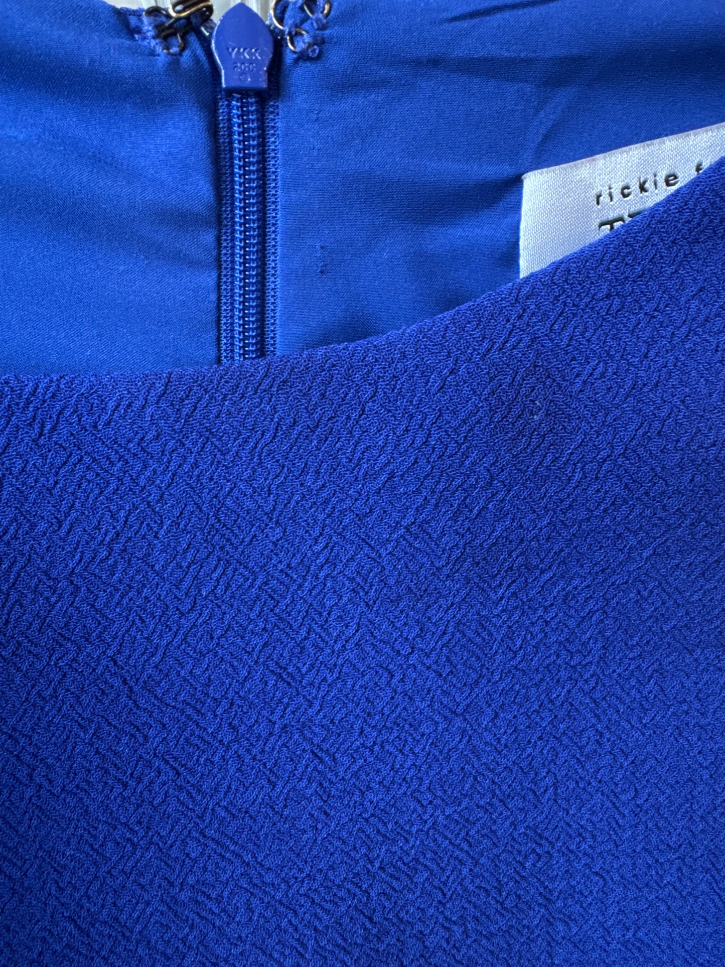 teri jon Size 6 Royal Blue Dress