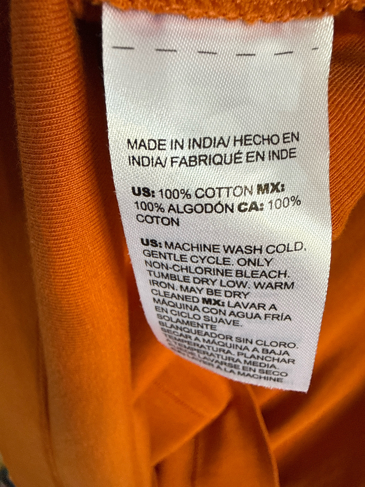 CHICO'S Size XL Orange Tee