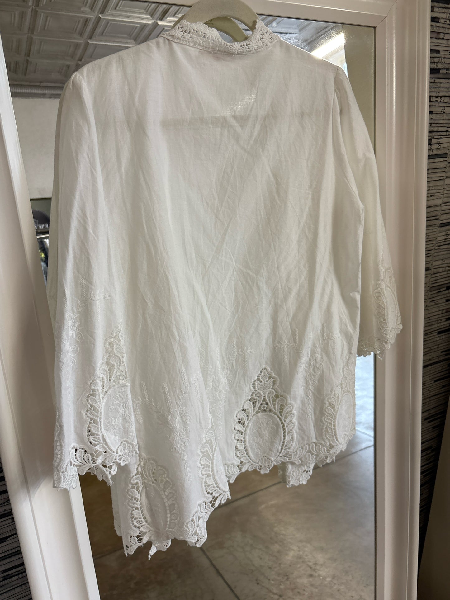 Solitaire Size L Ivory Kimono/Shawl