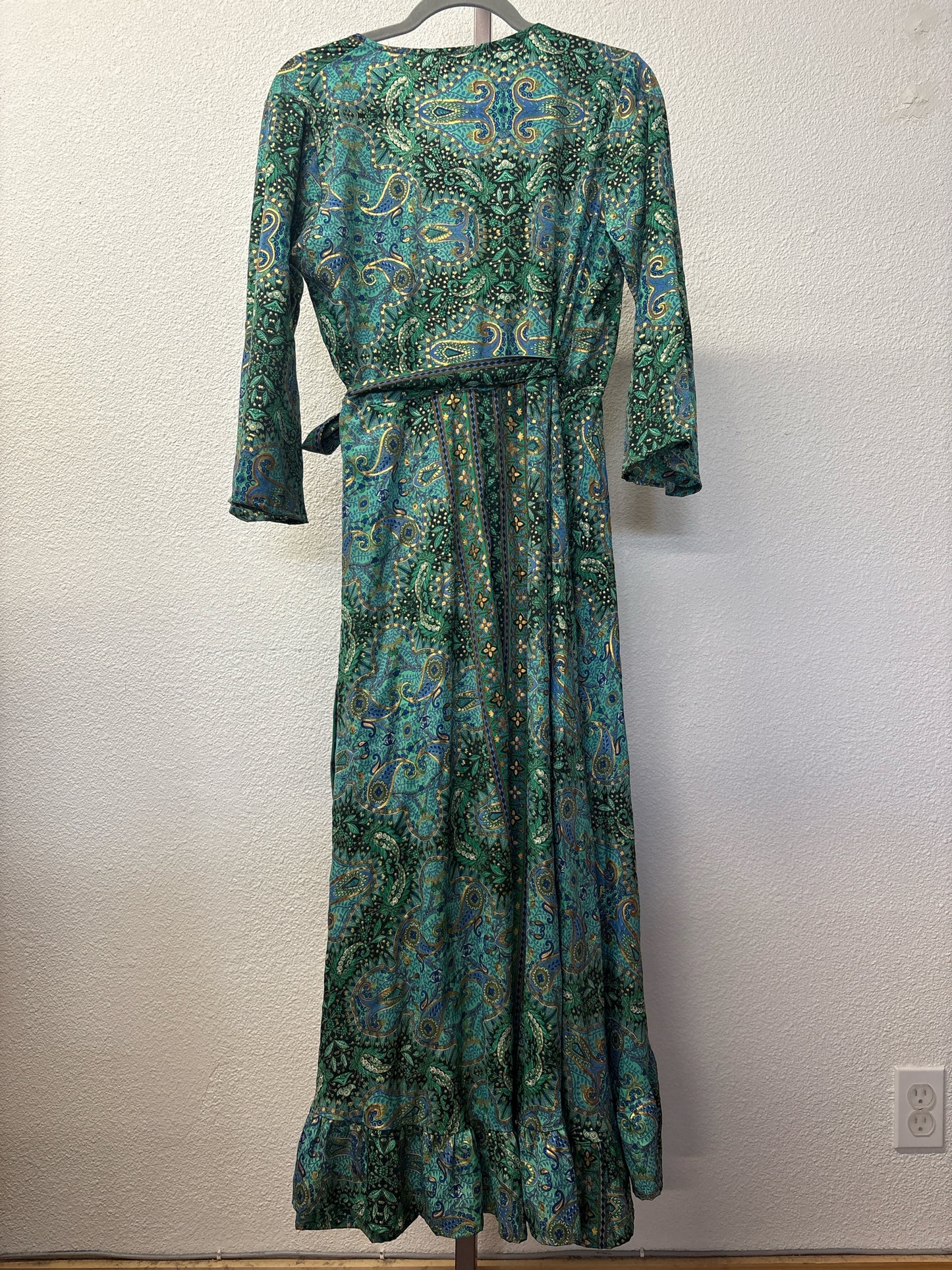 Cienna Size S Turquoise/Multi Paisley Dress