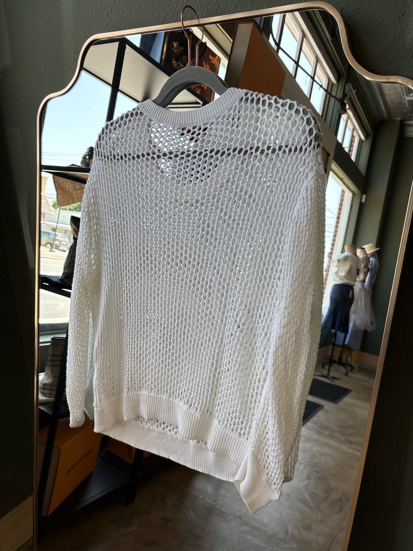 Quince Size S White Sweater
