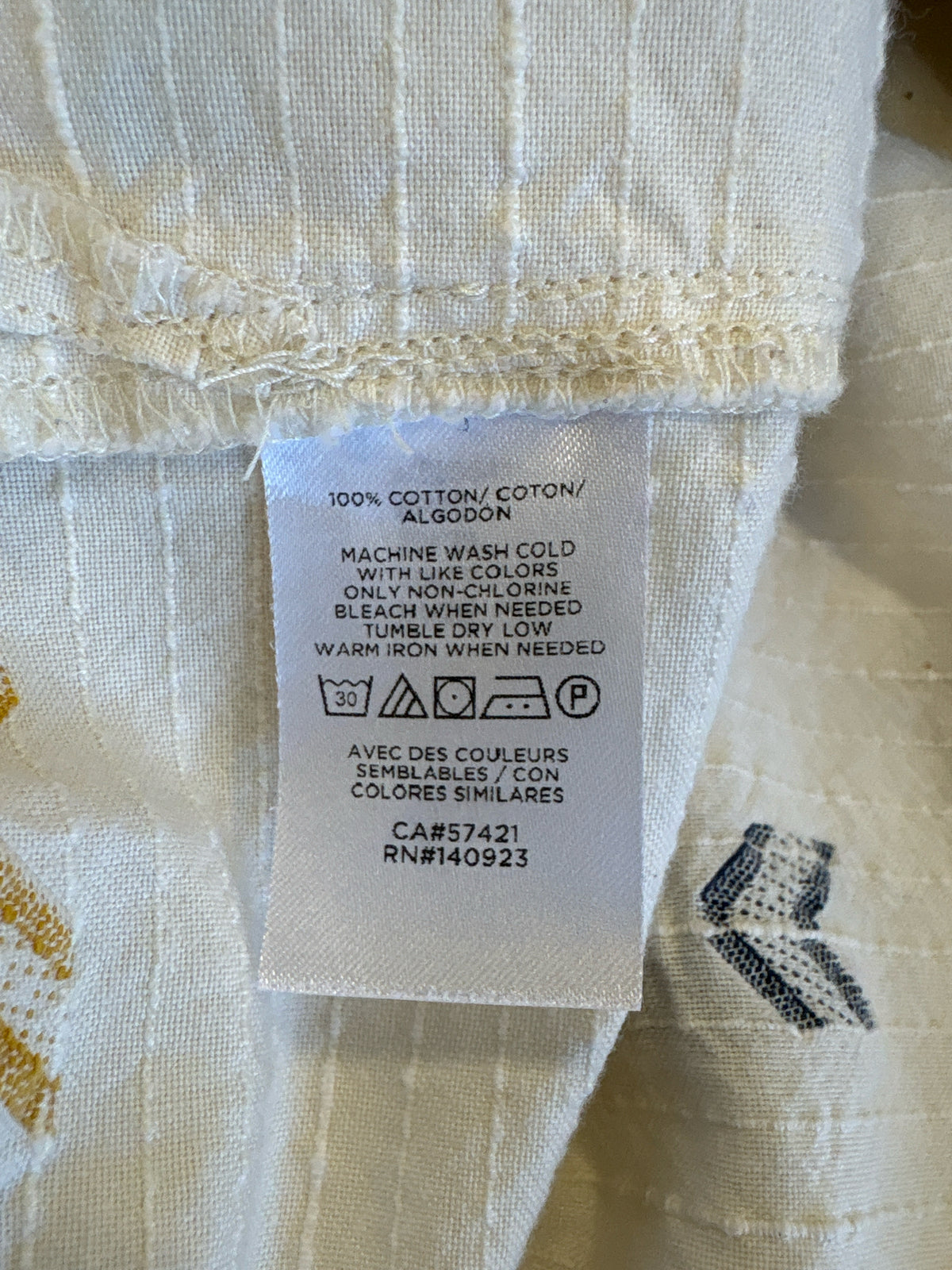 Lou & Grey Size S off white Print Top