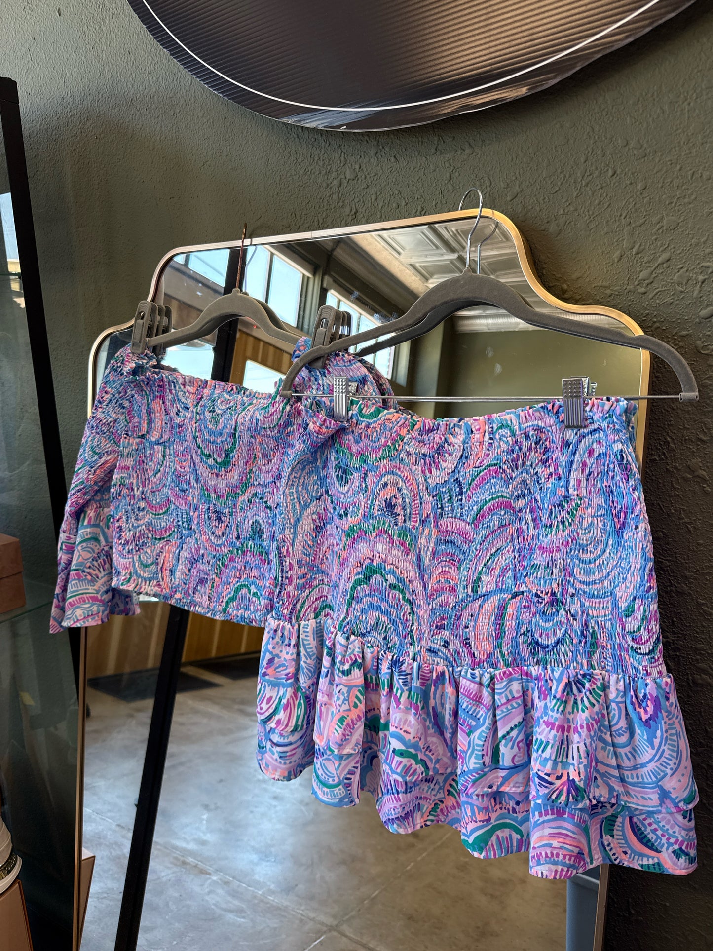 Lilly Pulitzer Size S Purple/Blue Two Piece Set