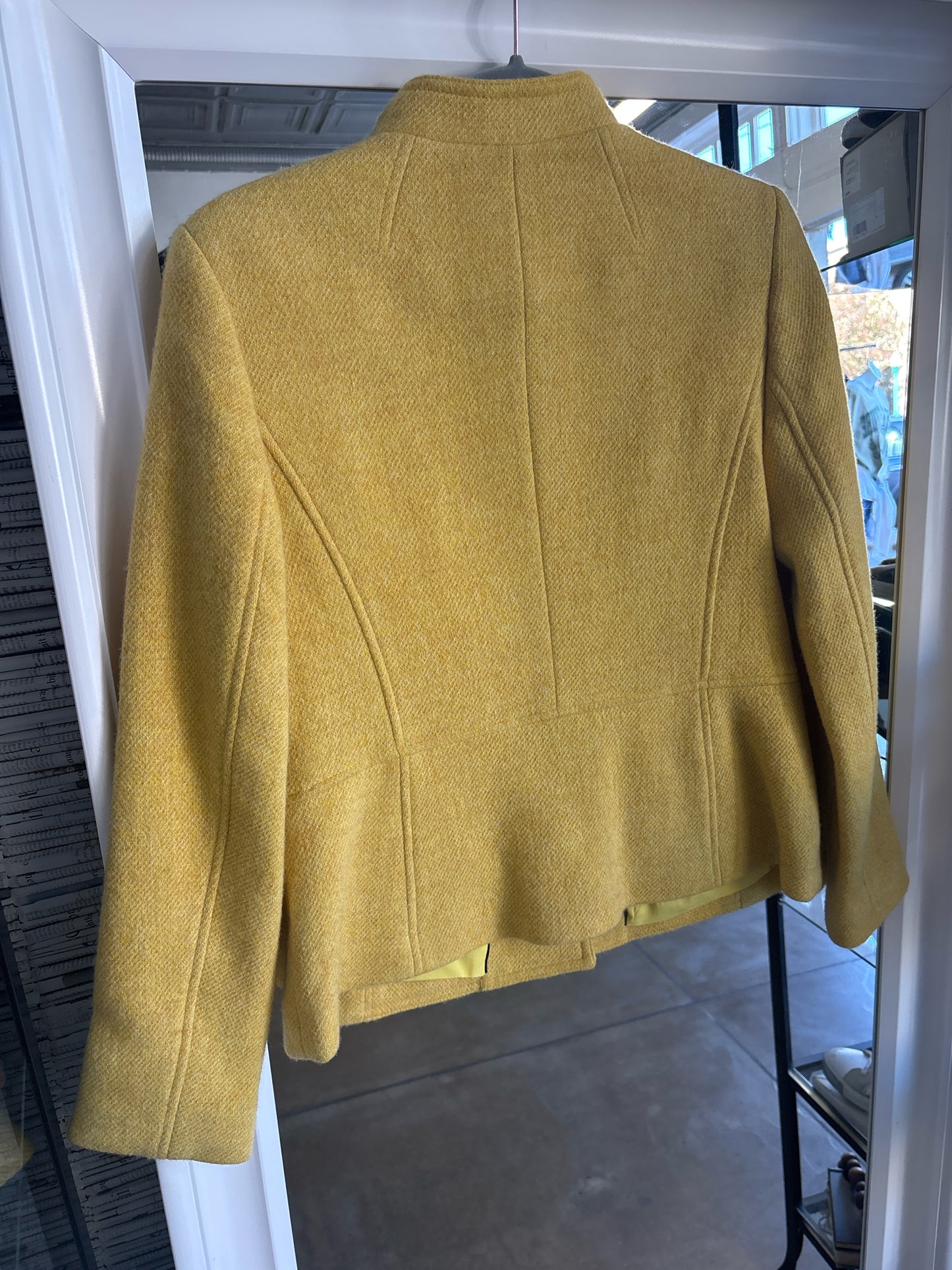 TALBOTS Size 8P Yellow Coat