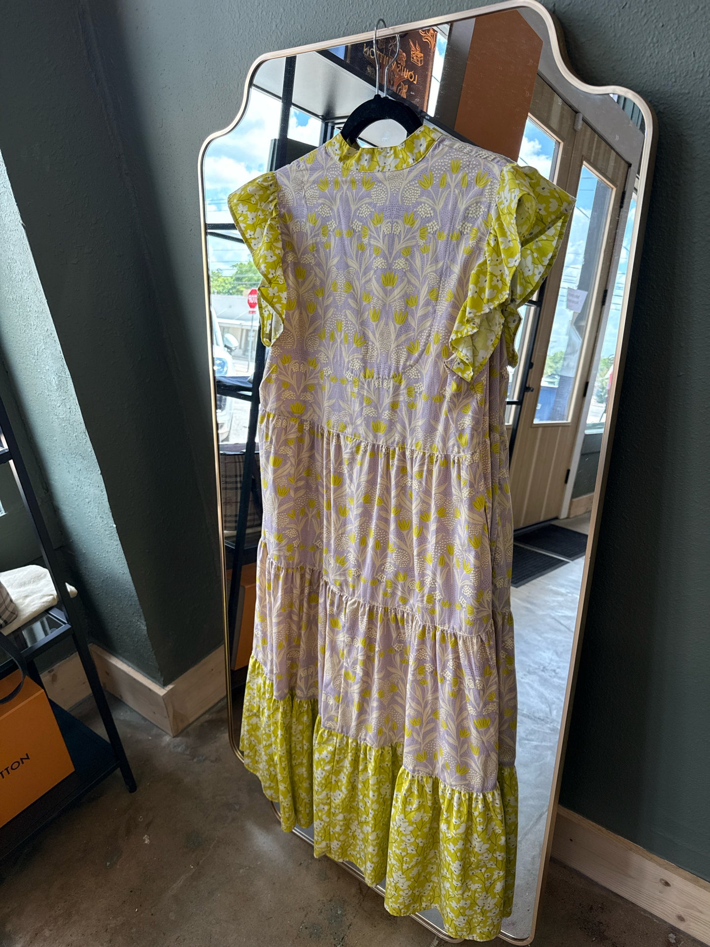 Uncle Frank Size S Purple/Yellow Dress