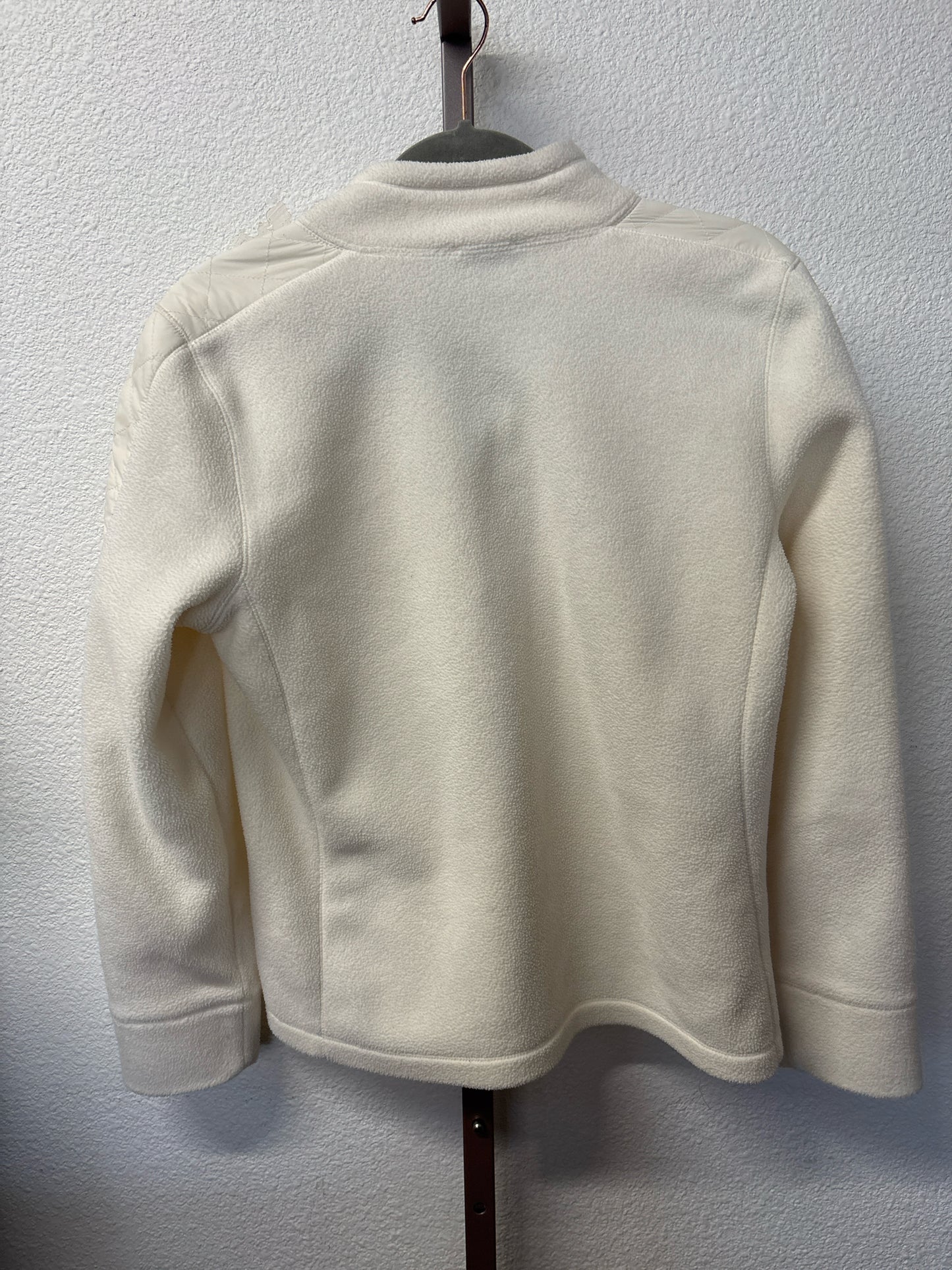 TALBOTS Size M Cream Half Zip Sweatshirt/Hoodie