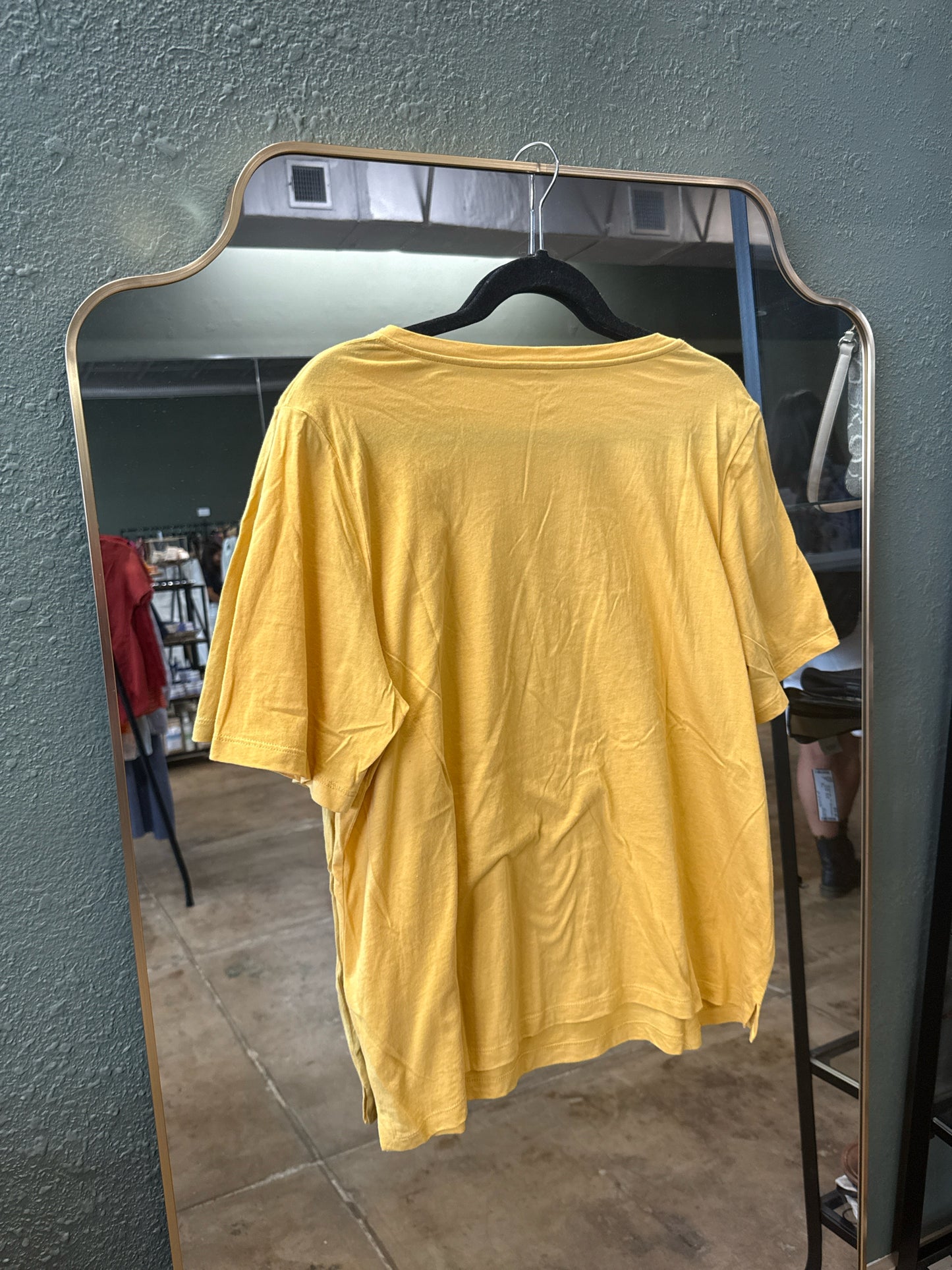 EILEEN FISHER Size L Yellow Tee