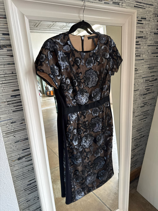 BCBG Maxazria Size 8 Black Lace Dress
