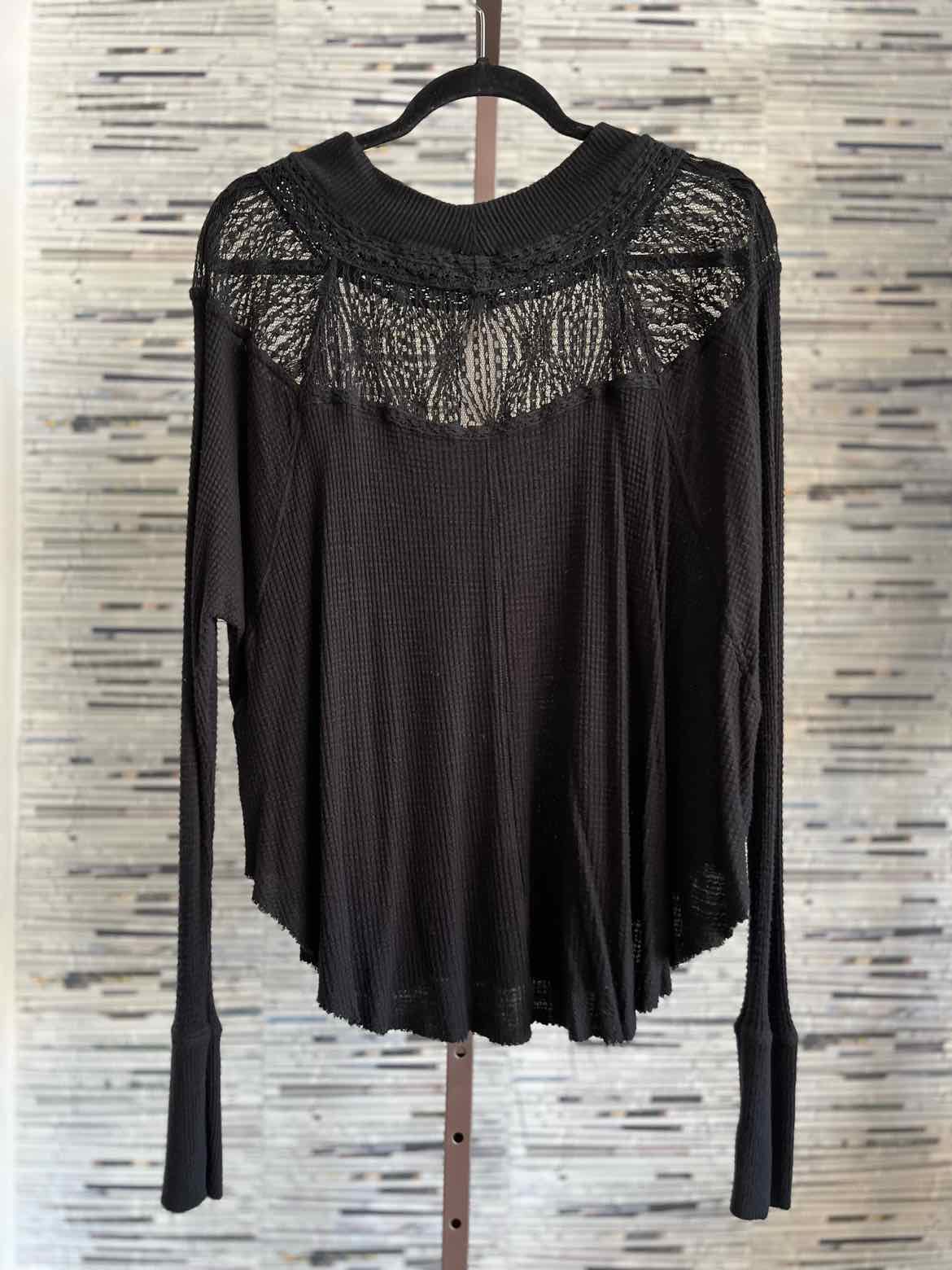 free people Size SP Black Lace Sweater