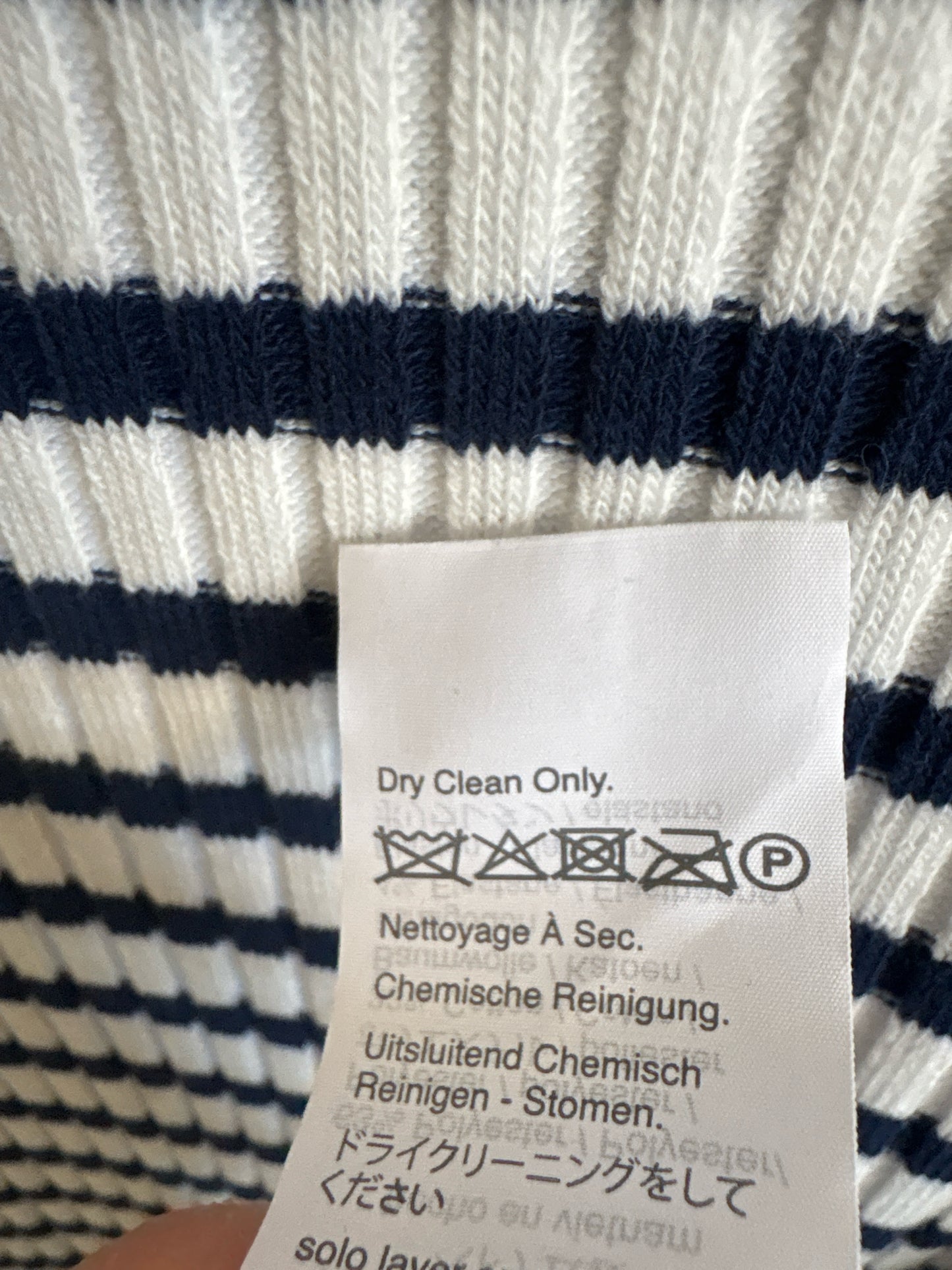 MADEWELL Size S Navy/Cream Dress