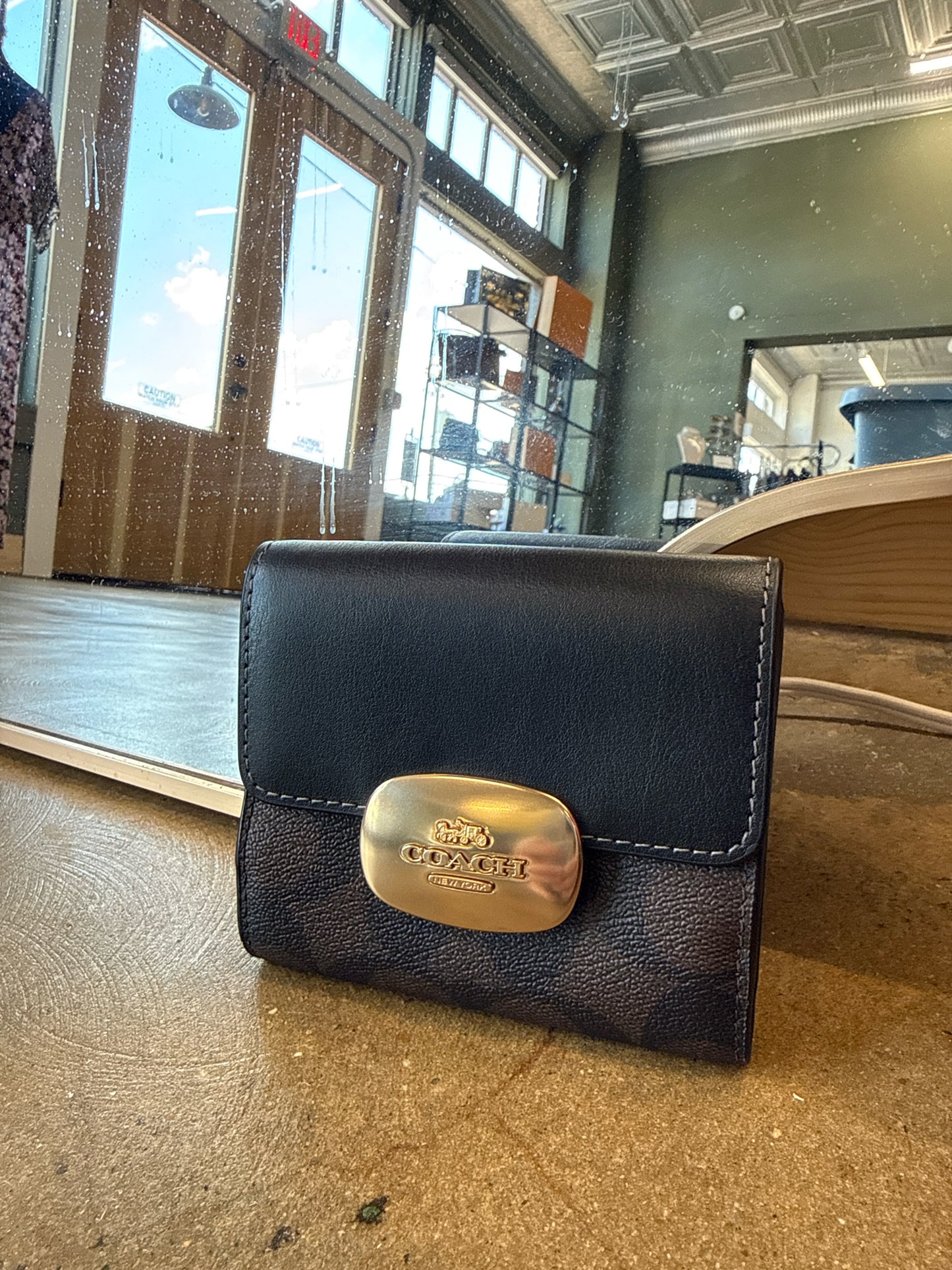 COACH Brown Wallet/Wristlet