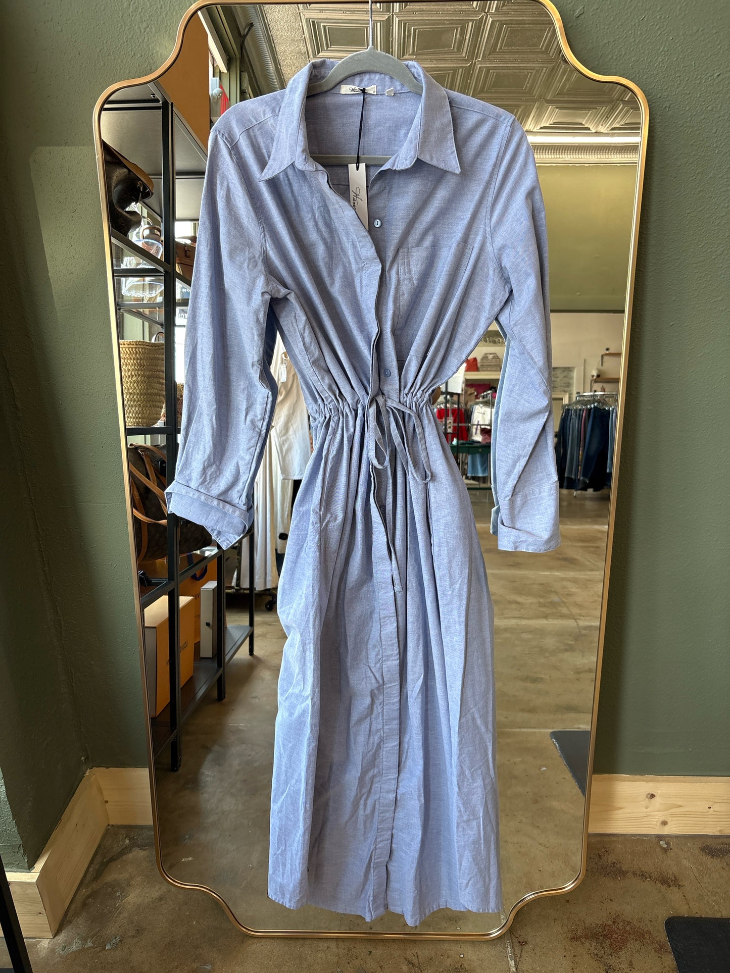 Hancock Size M Chambray Dress