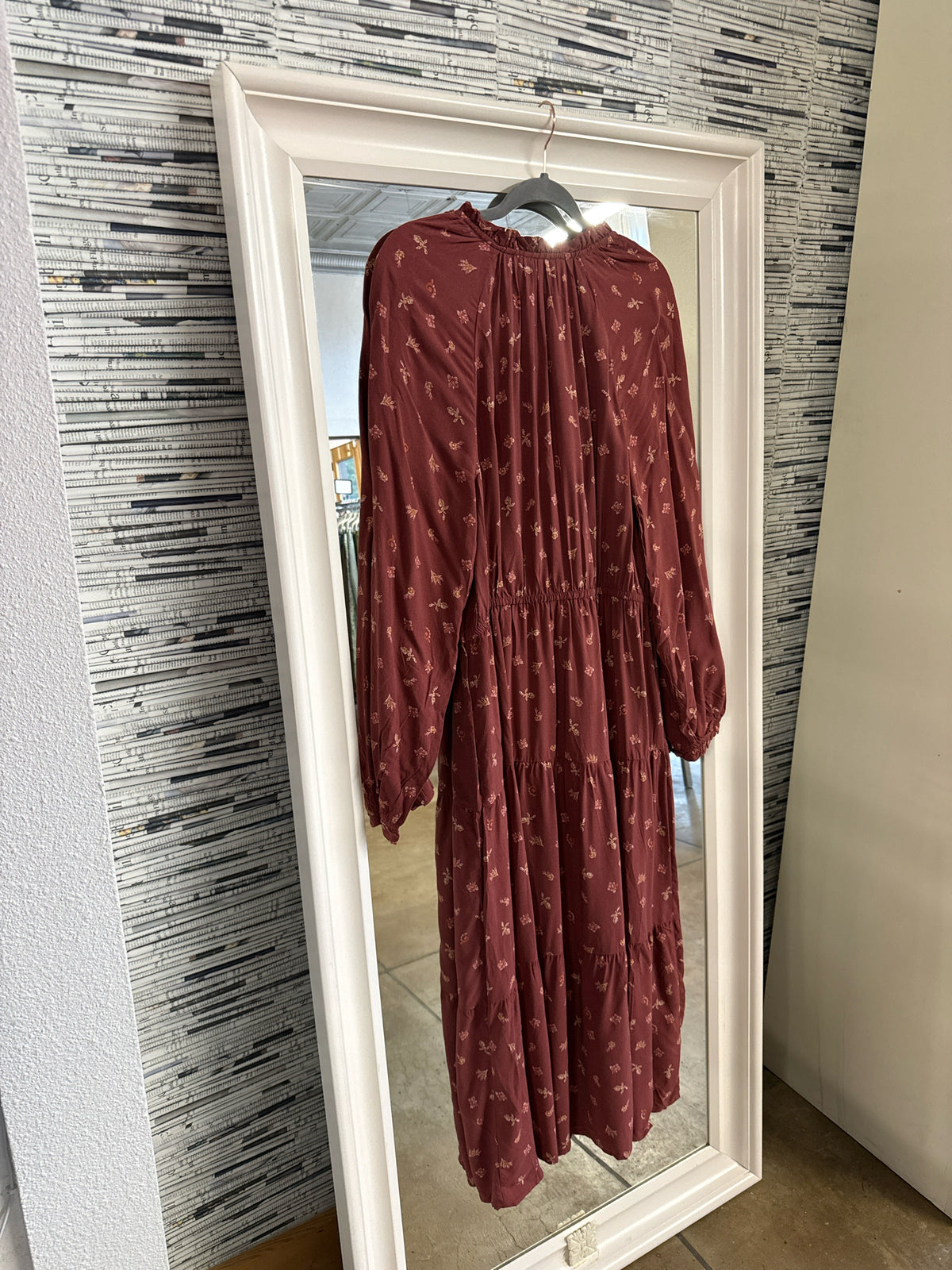 Lucky Brand Size XL Maroon Dress