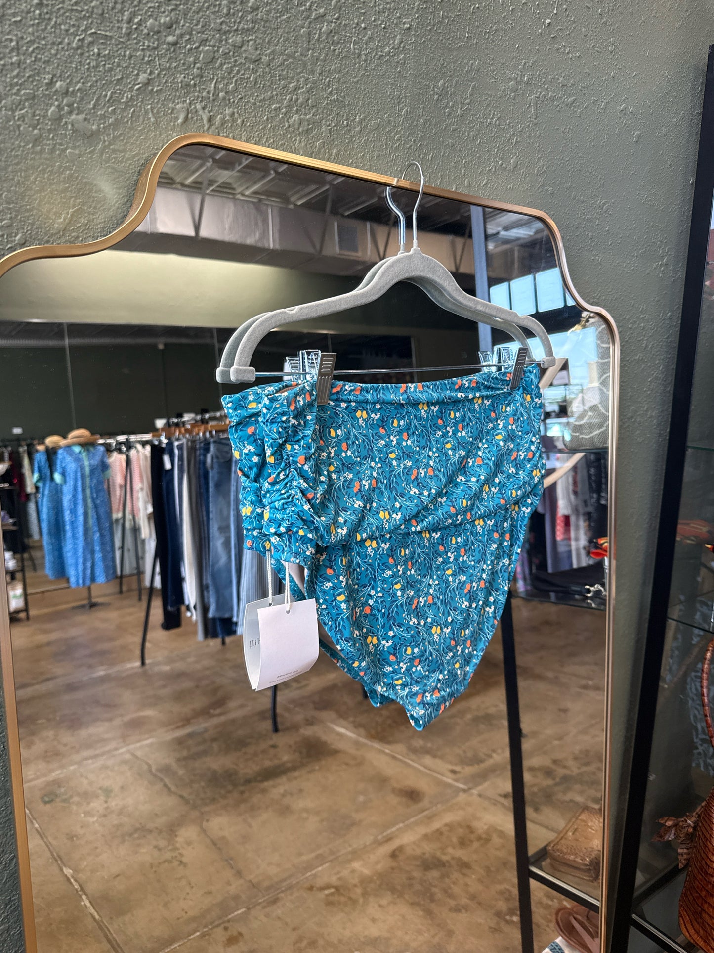 Garnet Hill Size 10 Teal Swimwear