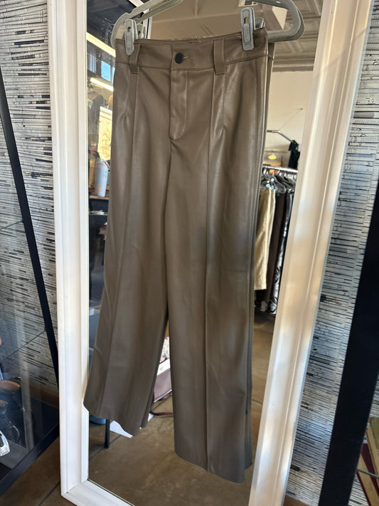 ZARA Size S Dark Tan Pants