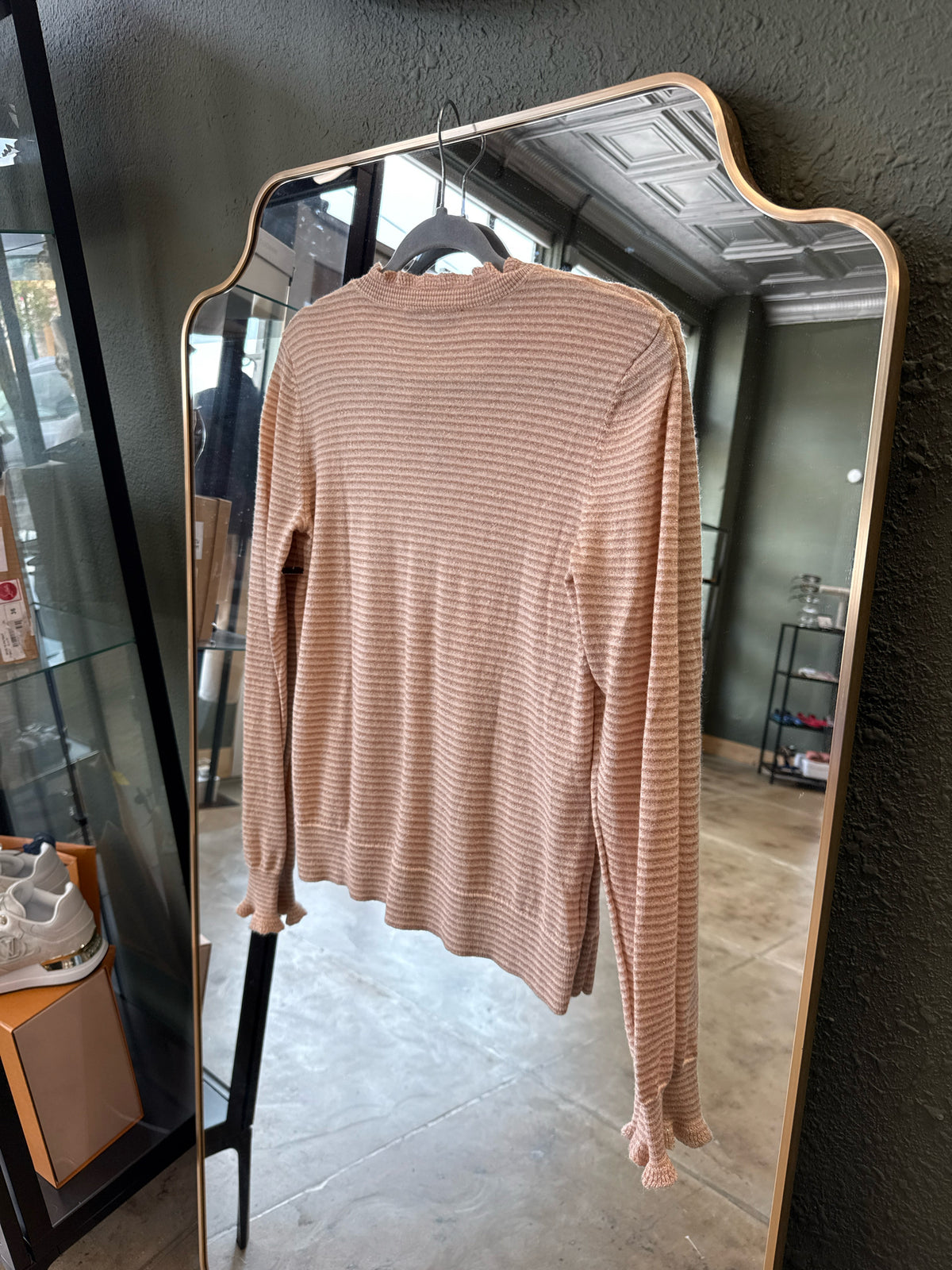 LOFT Size S Peach Sweater