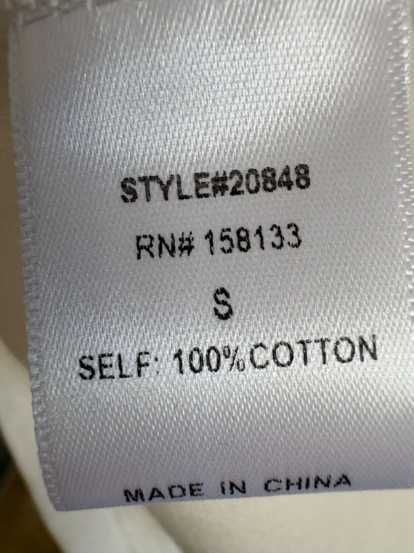 staccato Size S White + Black Top