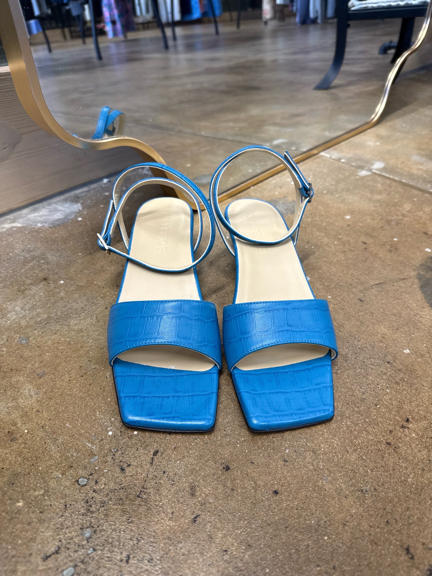 Kiki Price Shoe Size 37 Blue Sandals