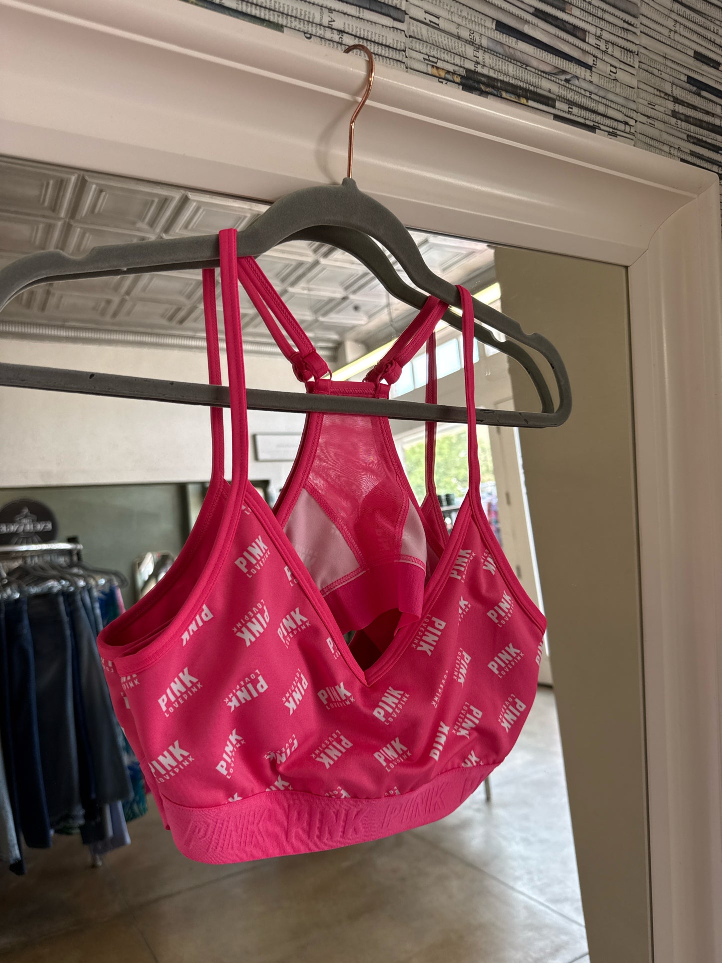 PINK Size M Pink Sportsbra