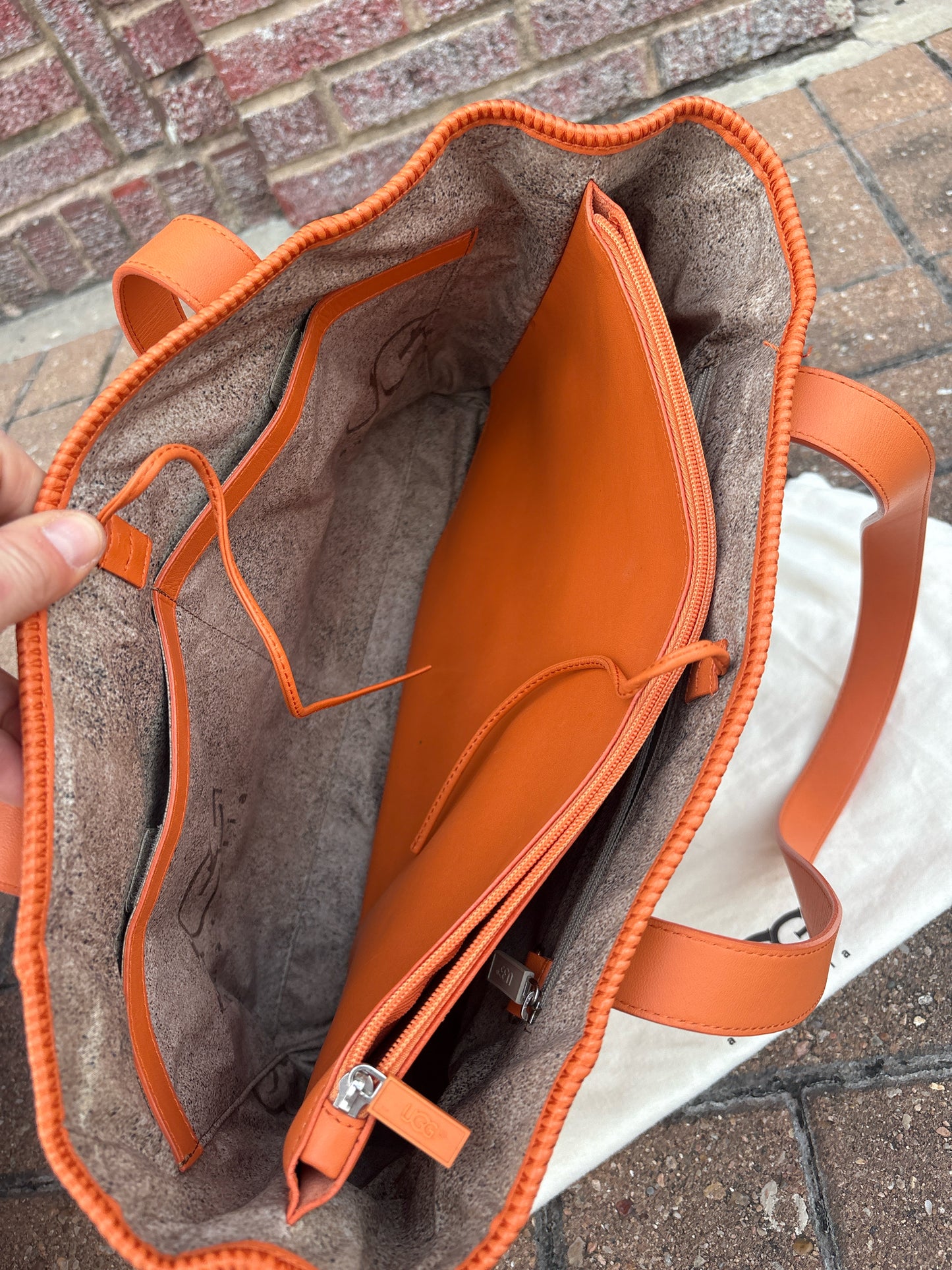 Ugg Tan/Orange Purse