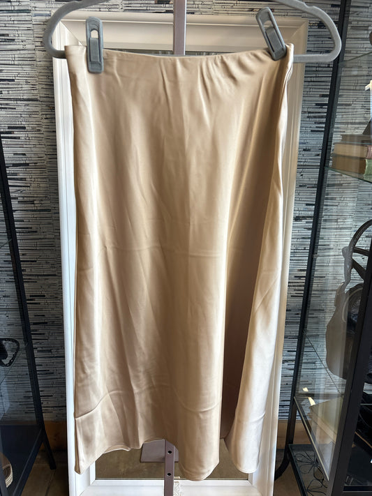 j crew Size XS Champagne Slip Skirt