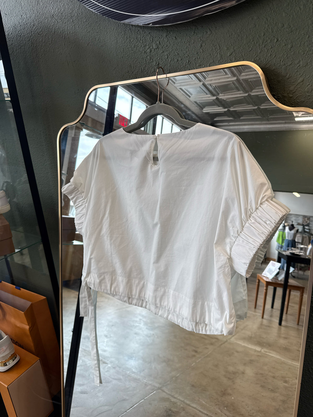 Janet Howard Size S White Top