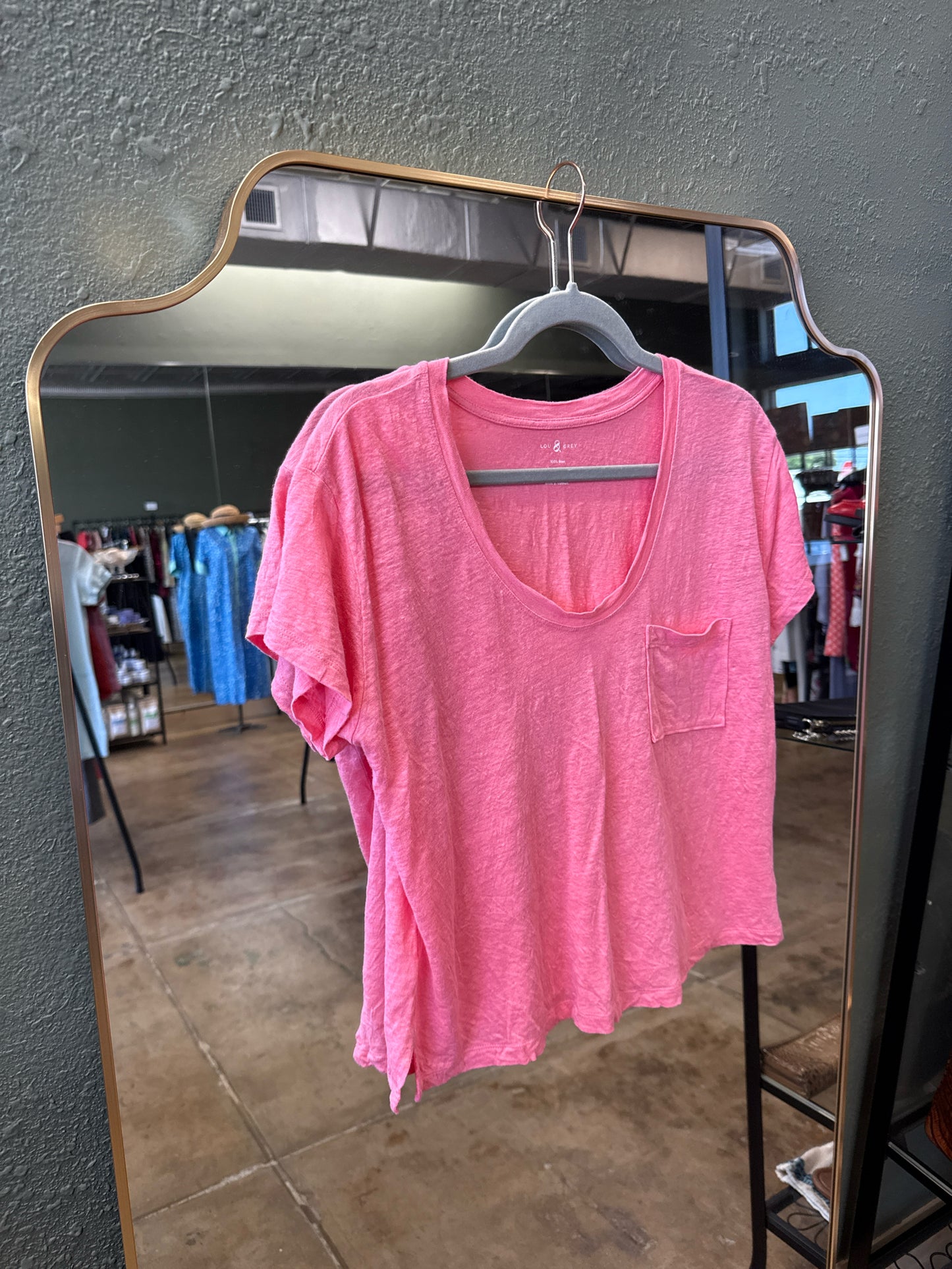 Lou & Grey Size XS Pink Tee