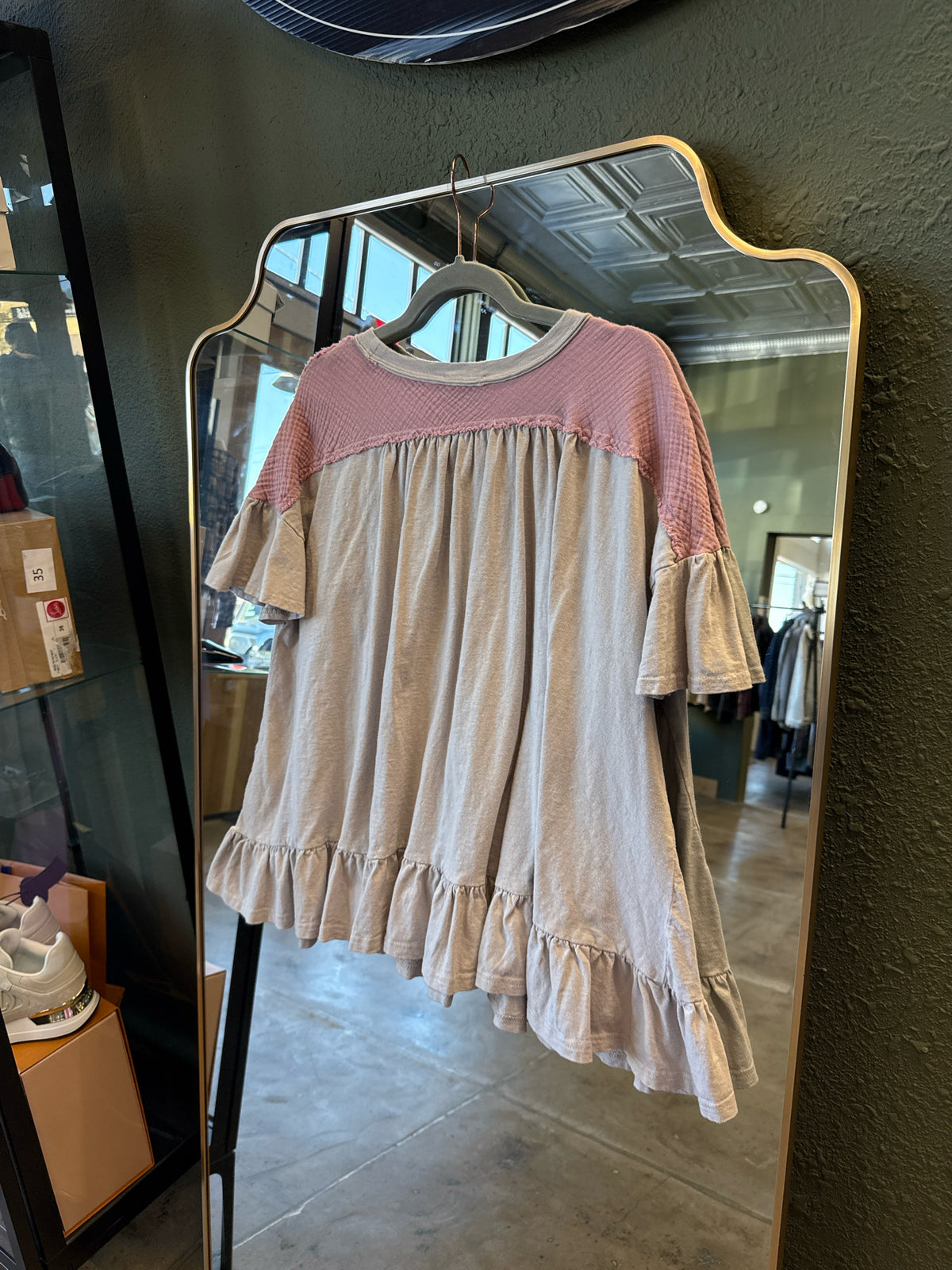 Easel Size L Pink/Purple Top