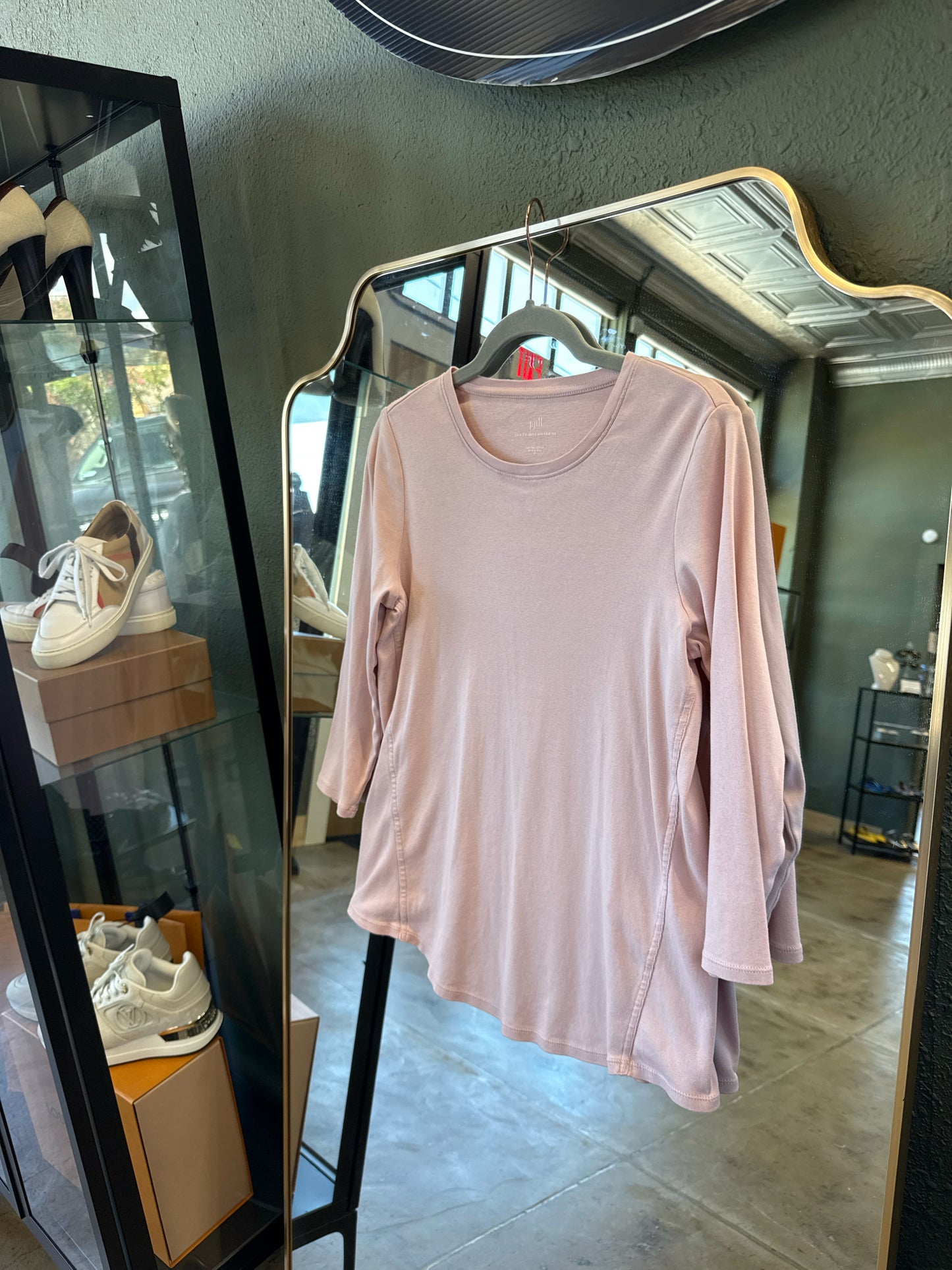 J Jill Size S Light Pink Top
