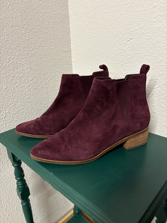 Cole Haan Shoe Size 10.5 Deep Purple bootie Boots