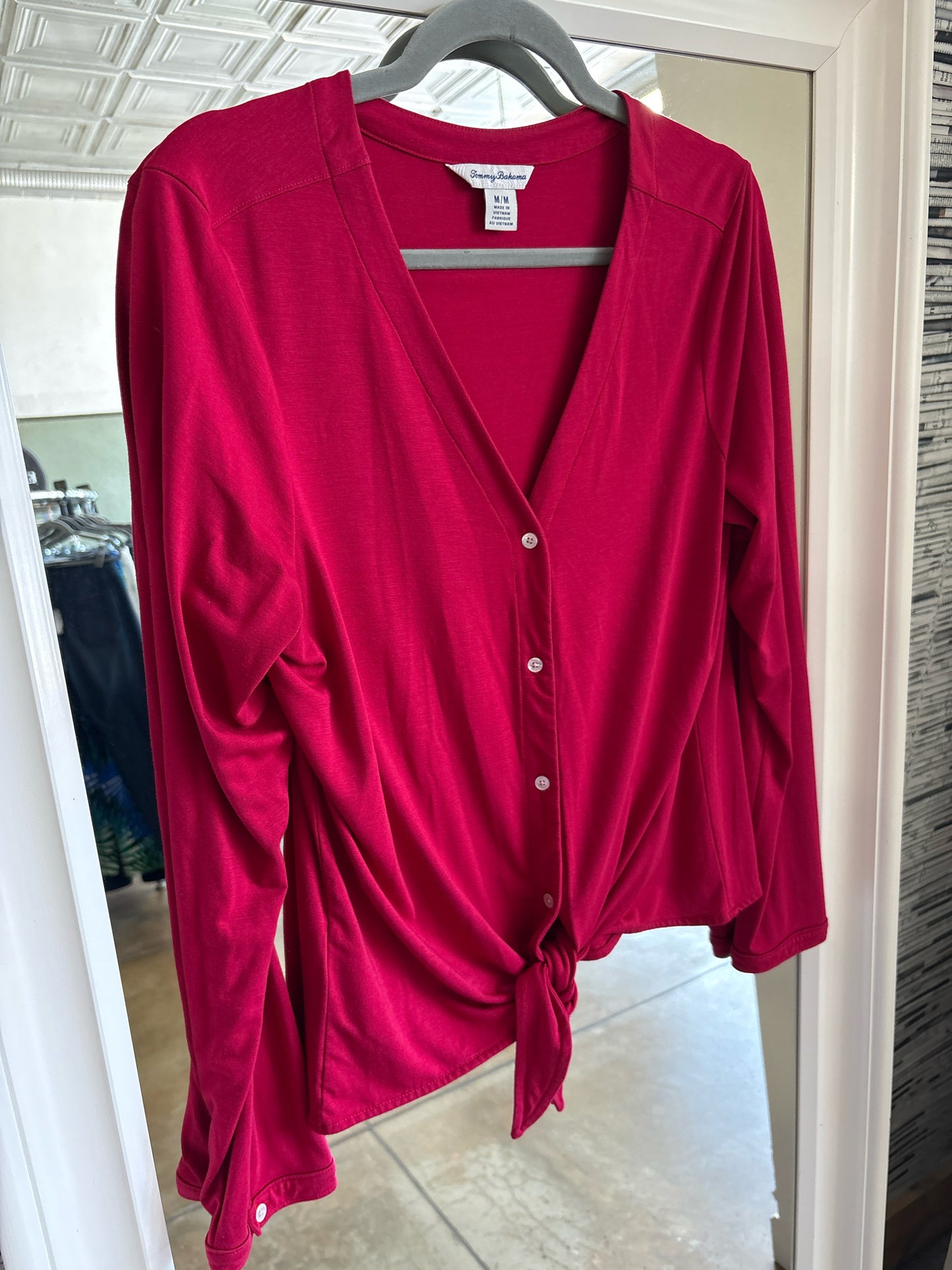 Tommy Bahama Size M Red Top
