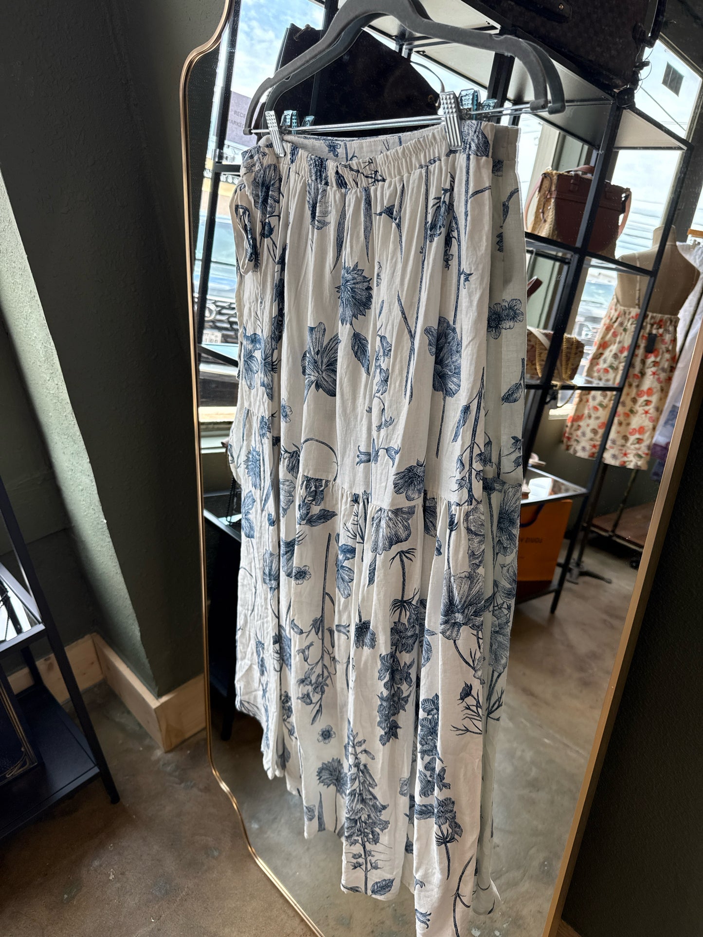 Rachel Zoe Size S Blue/White Skirt