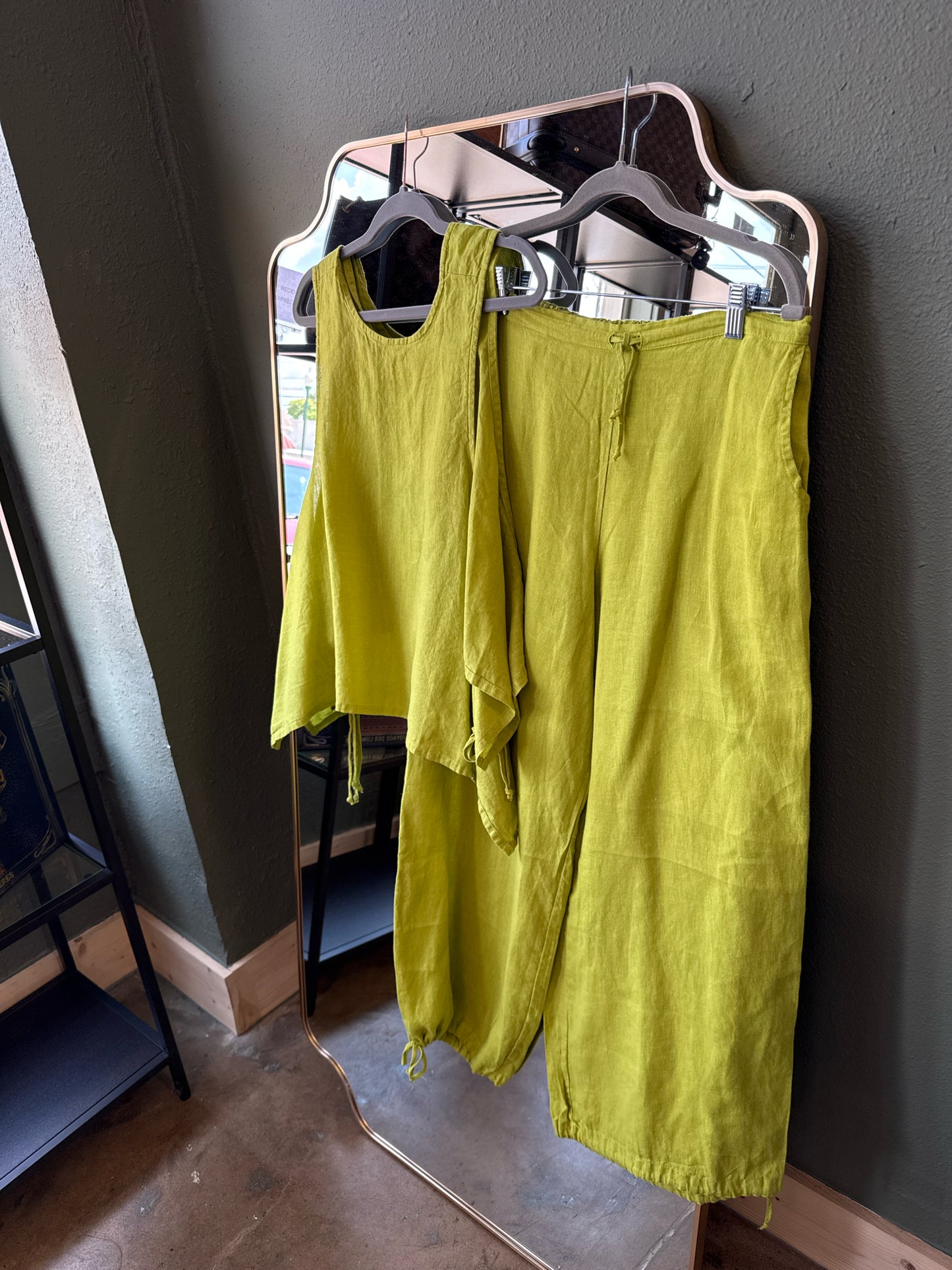 Bryn Walker lime Two PC Set