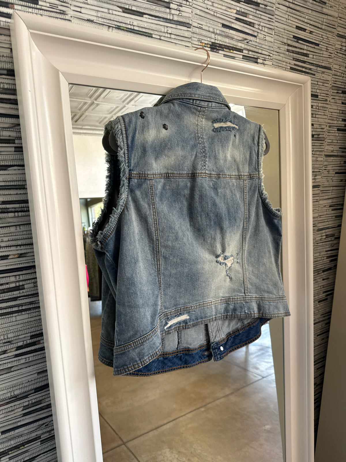 Size 2XL Denim Vest