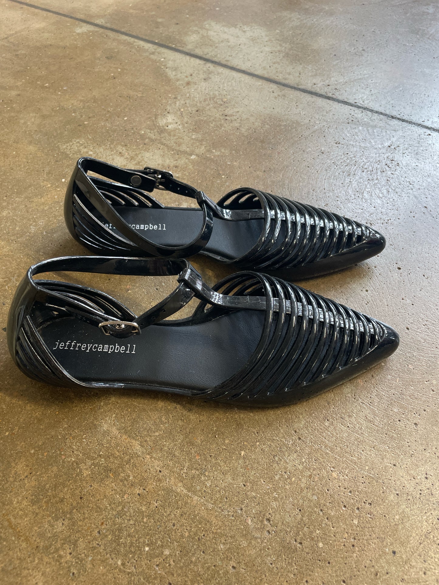 Jeffrey Campbell Shoe Size 8 Black Flats