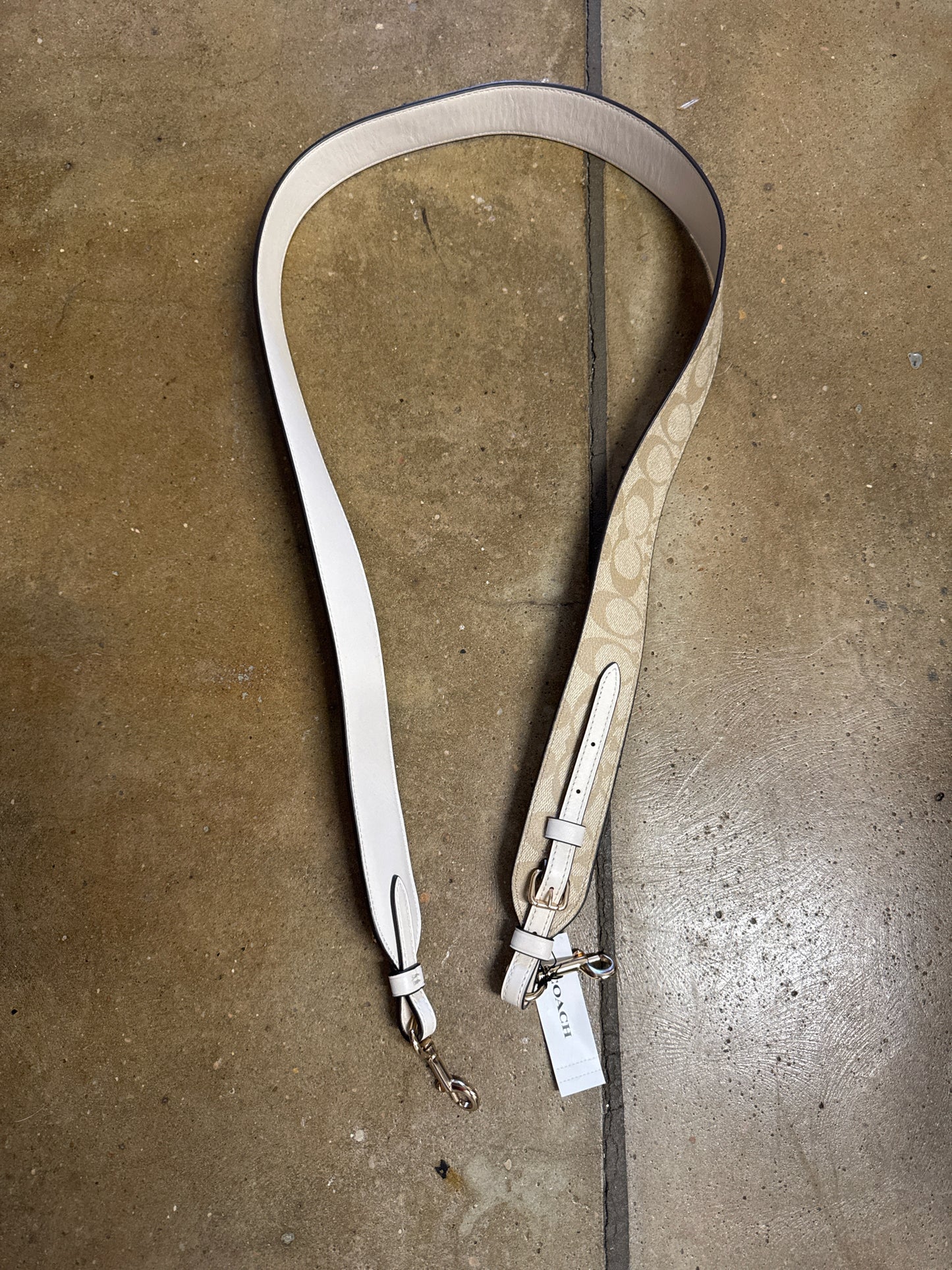 COACH Tan/White Signature Monogram Misc. Accessory