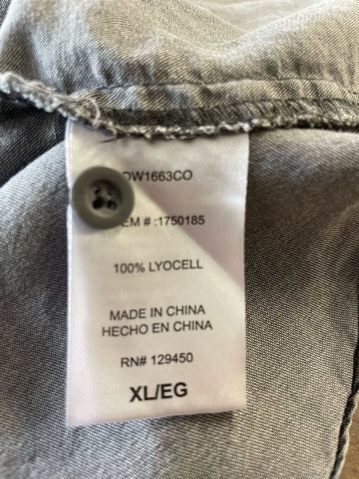 Como Size XL Gray Dress