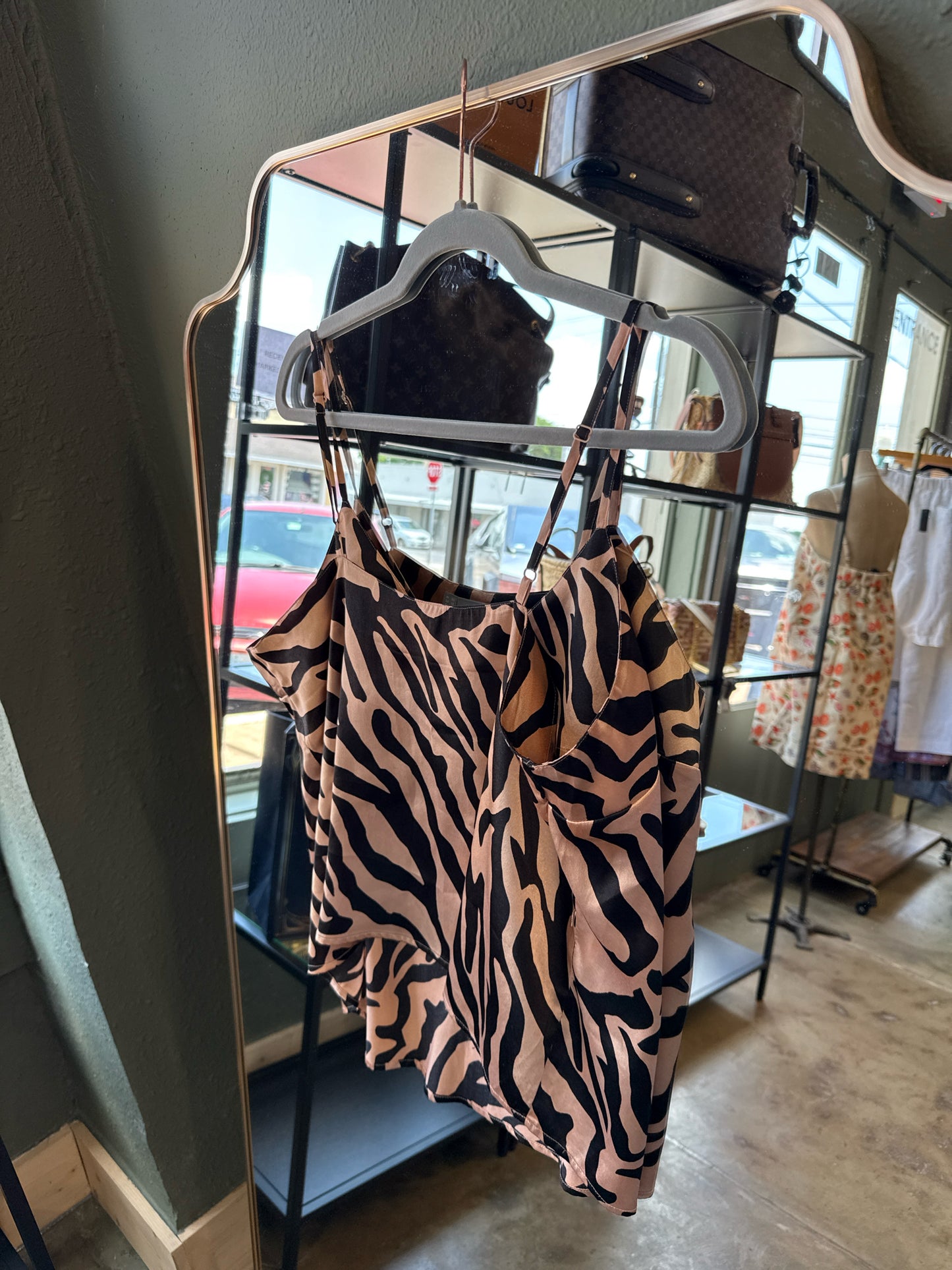 Asos Size 10 Zebra Top