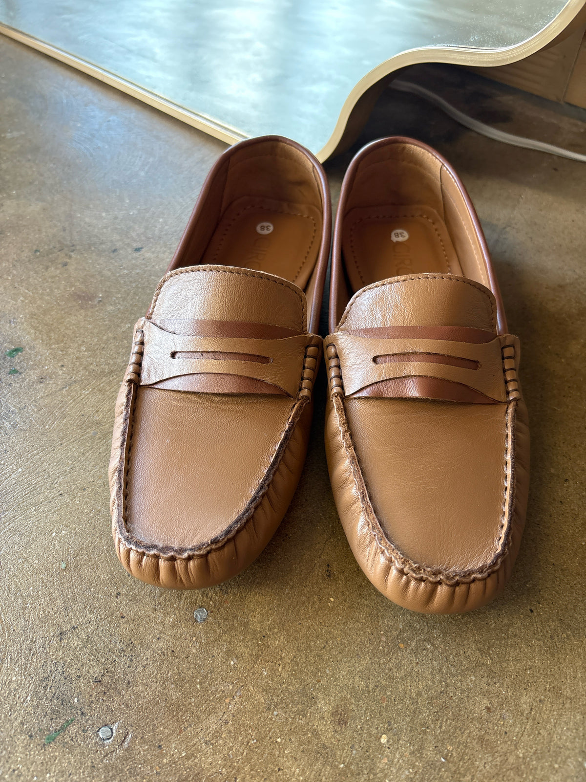Girotti Shoe Size 38 Brown Flats