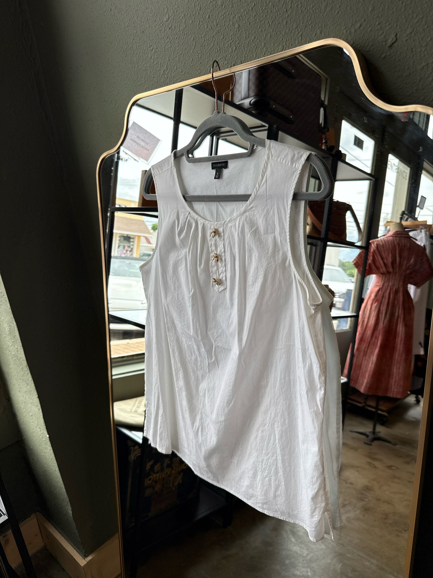 TALBOTS Size 12 White Top