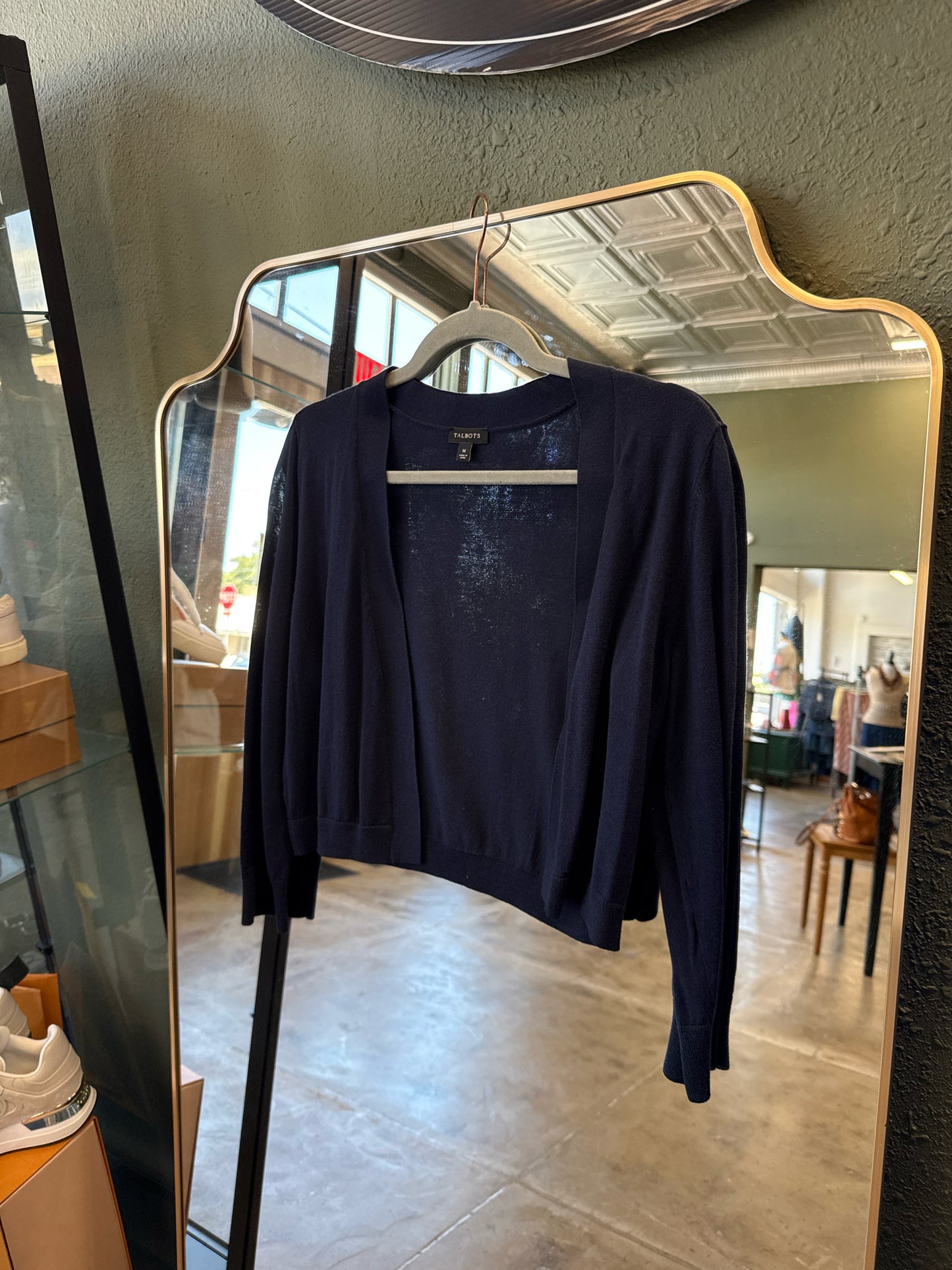 TALBOTS Size M Navy Sweater