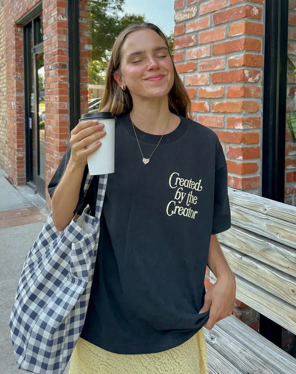 Elevated Faith Size M Black Tee