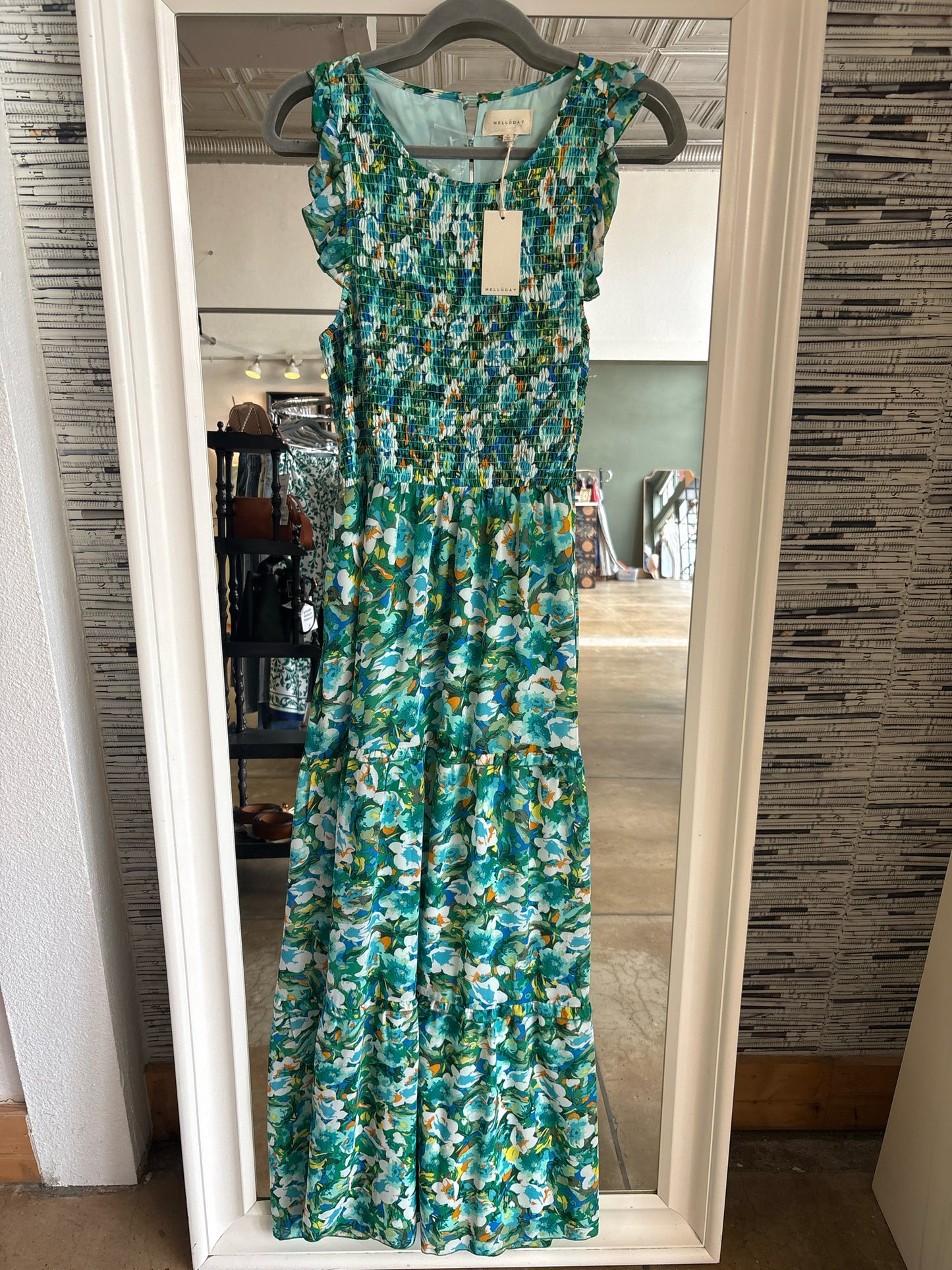 Mello Day Size L green and multi Dress