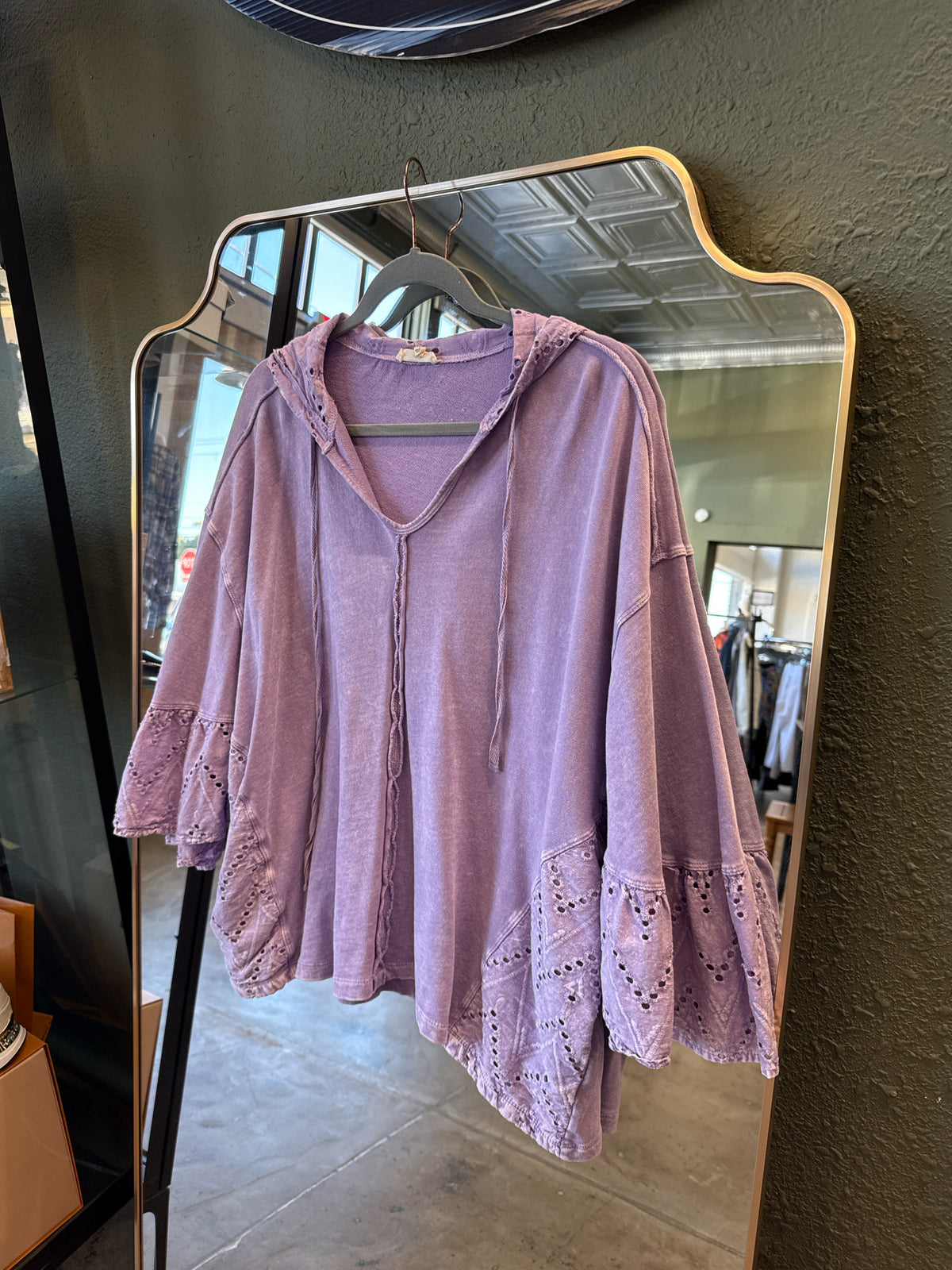 Easel Size L Purple Sweatshirt/Hoodie
