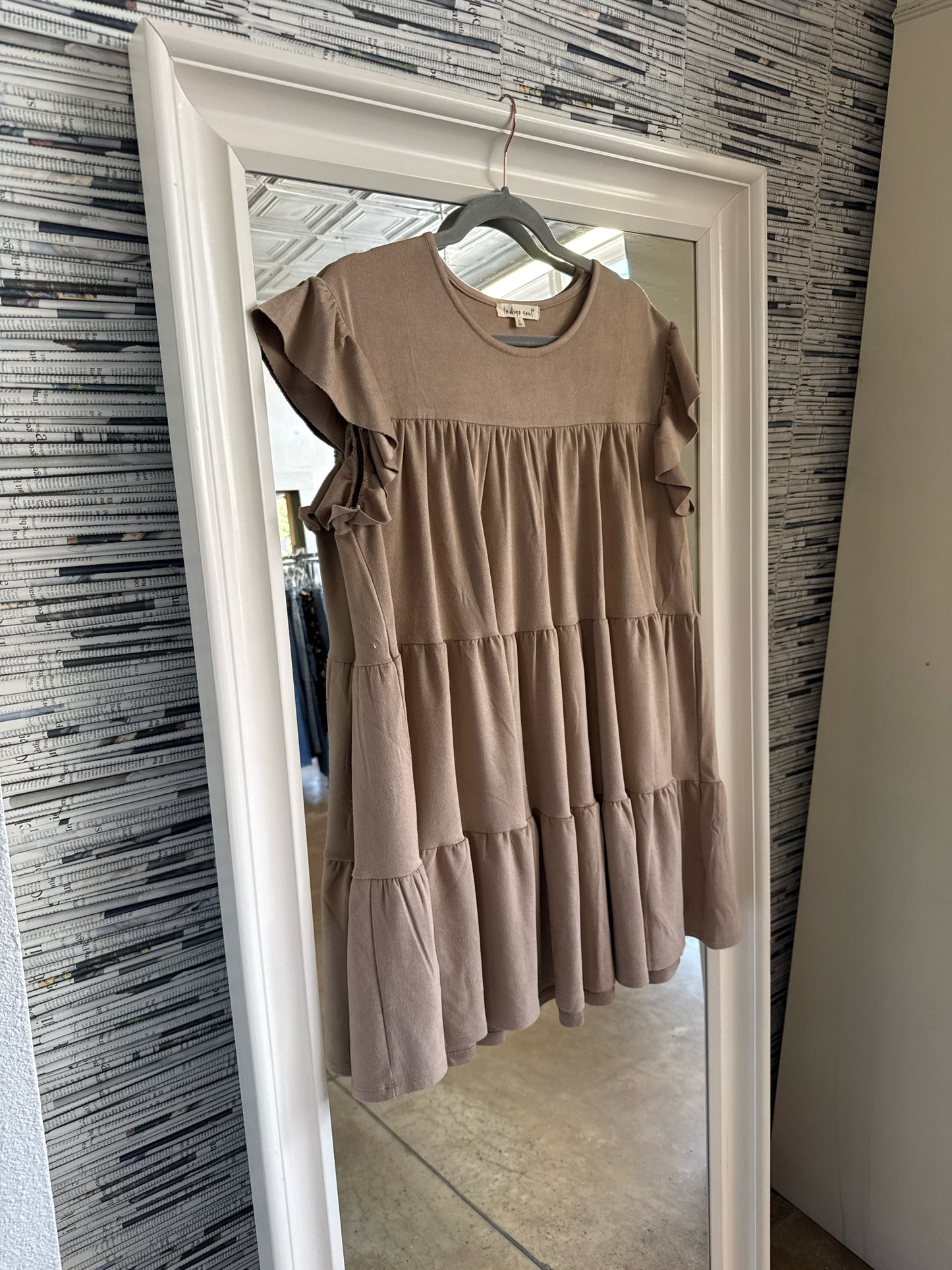 indigo soul Size L Brown Dress