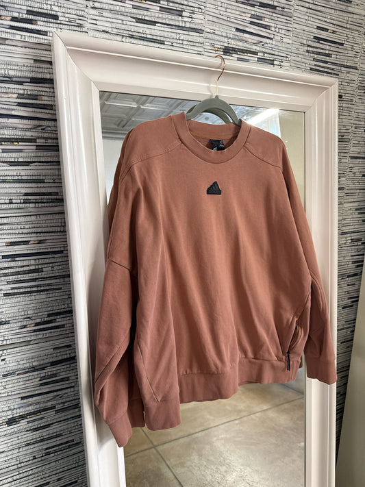 Adidas Size XL Orange Pullover/Hoodie