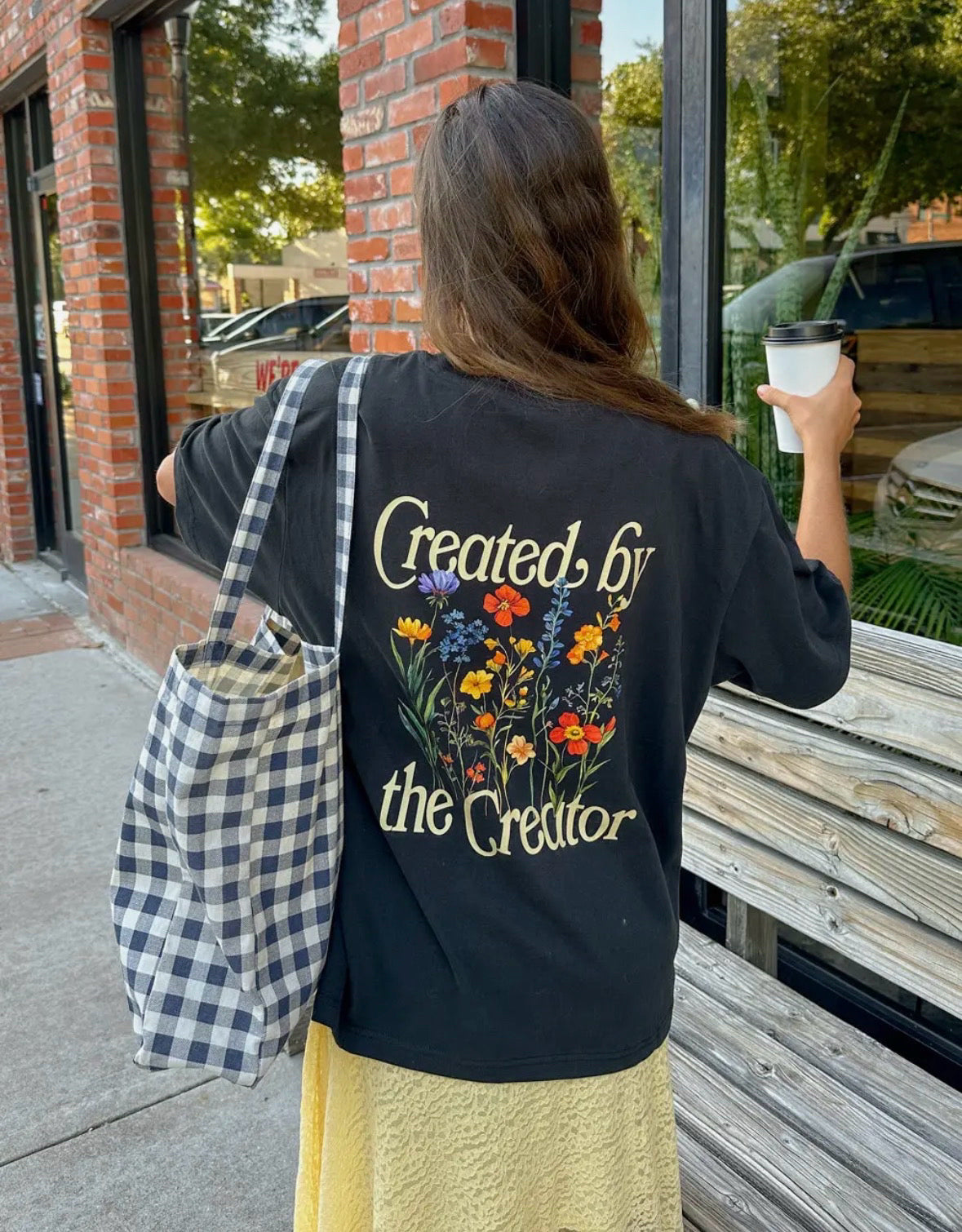 Elevated Faith Size L Black Tee
