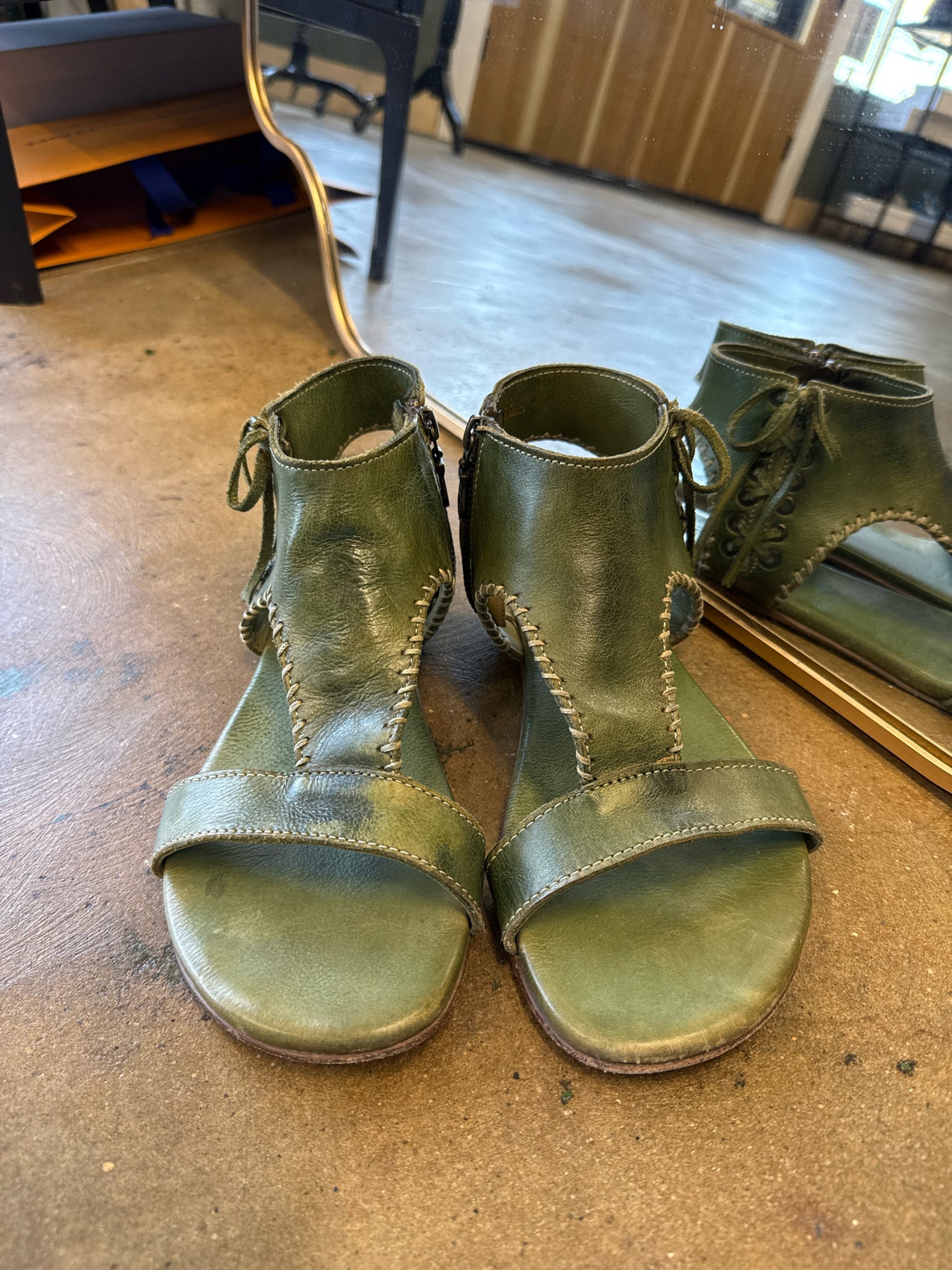 Bed Stu Green Sandals