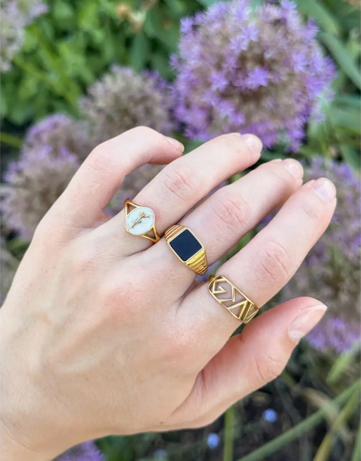 Elevated Faith Gold Ring 7
